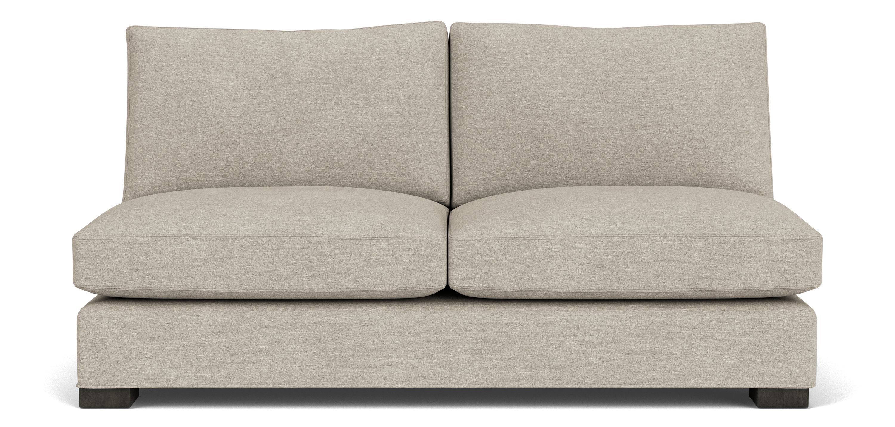Metro Deep 72" Armless Sofa