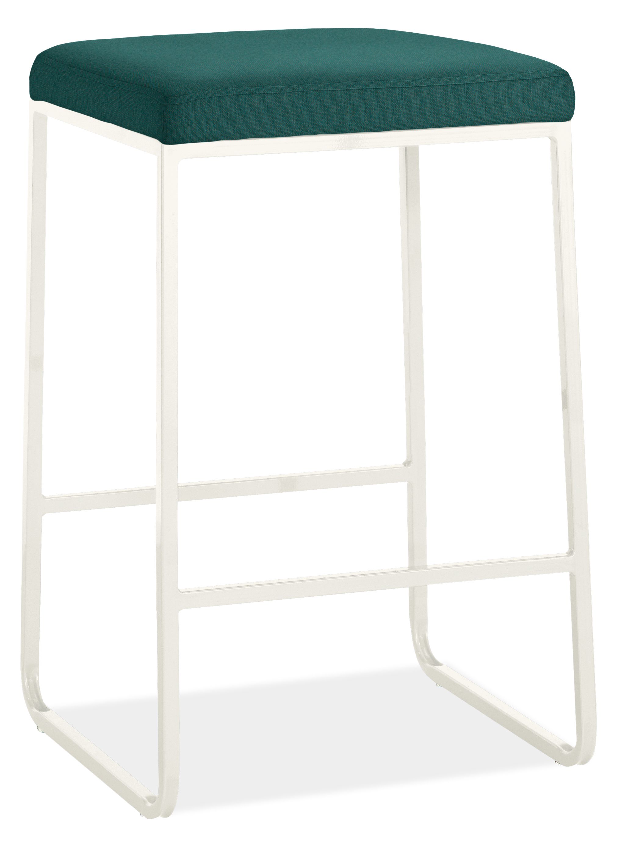 Carmel Counter Stool in Pelham Haze with White Frame