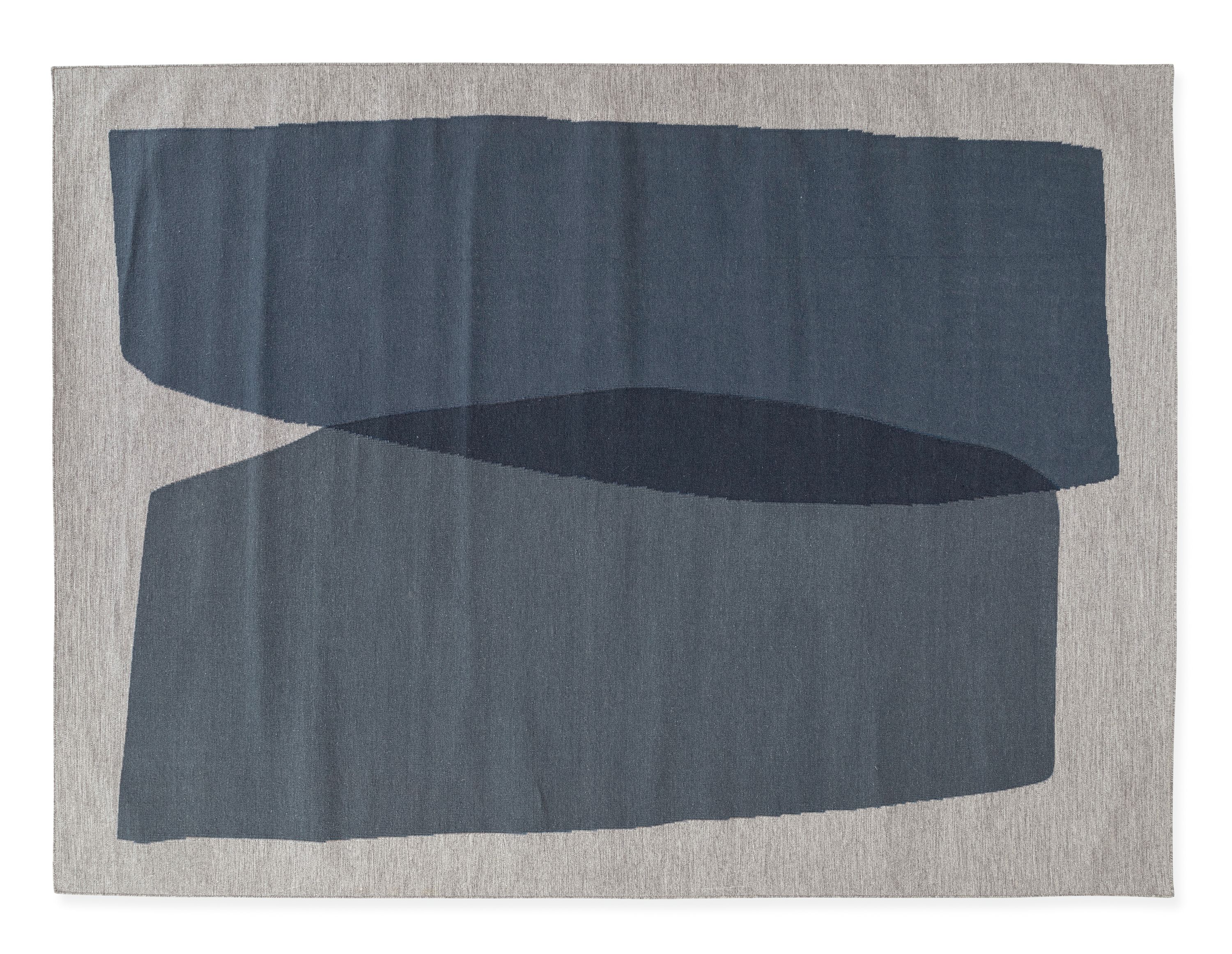 Veil 9'x12' Rug in Ink