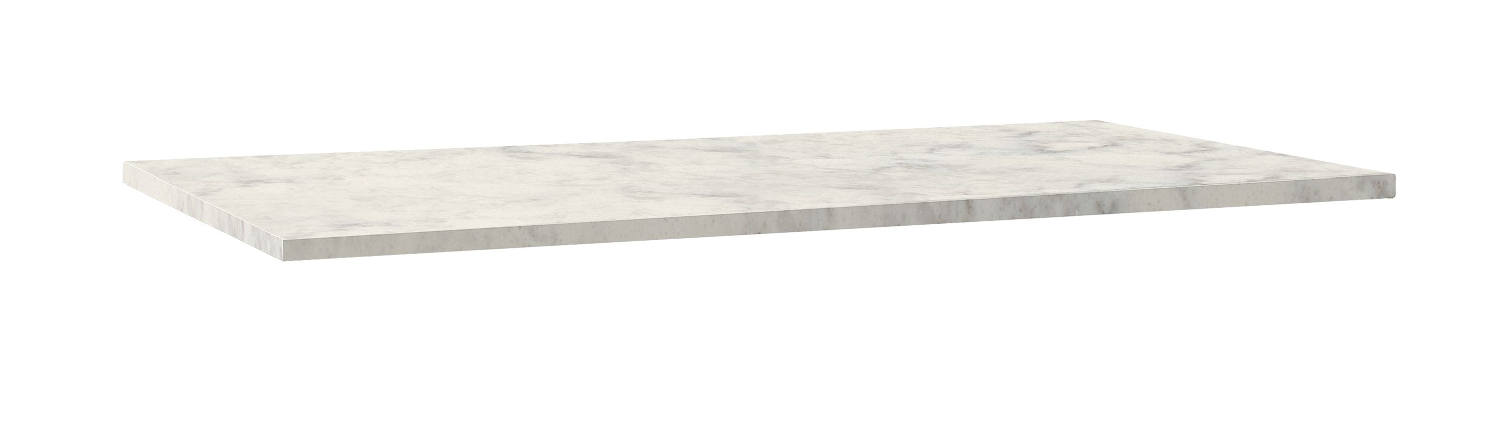 48w 40d Quartz Composite Top Marbled White