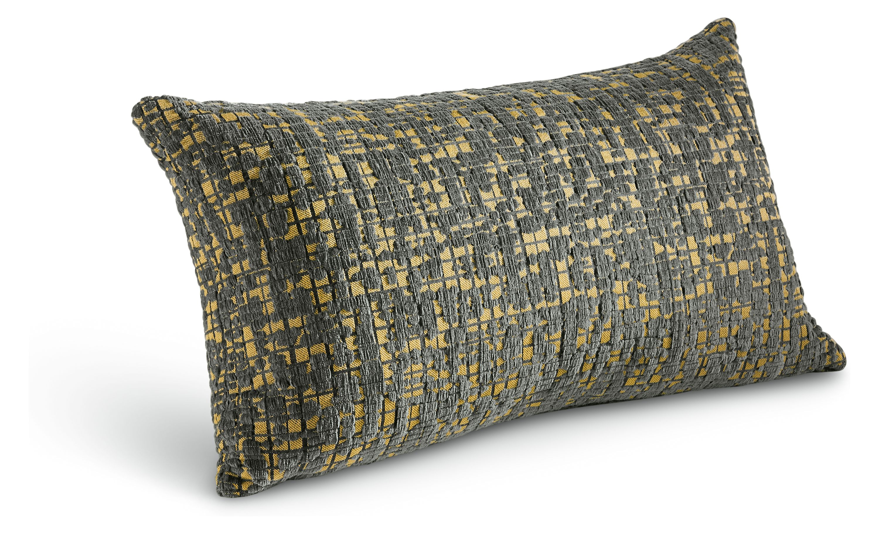 Staccato 22w 13h Throw Pillow in Mustard