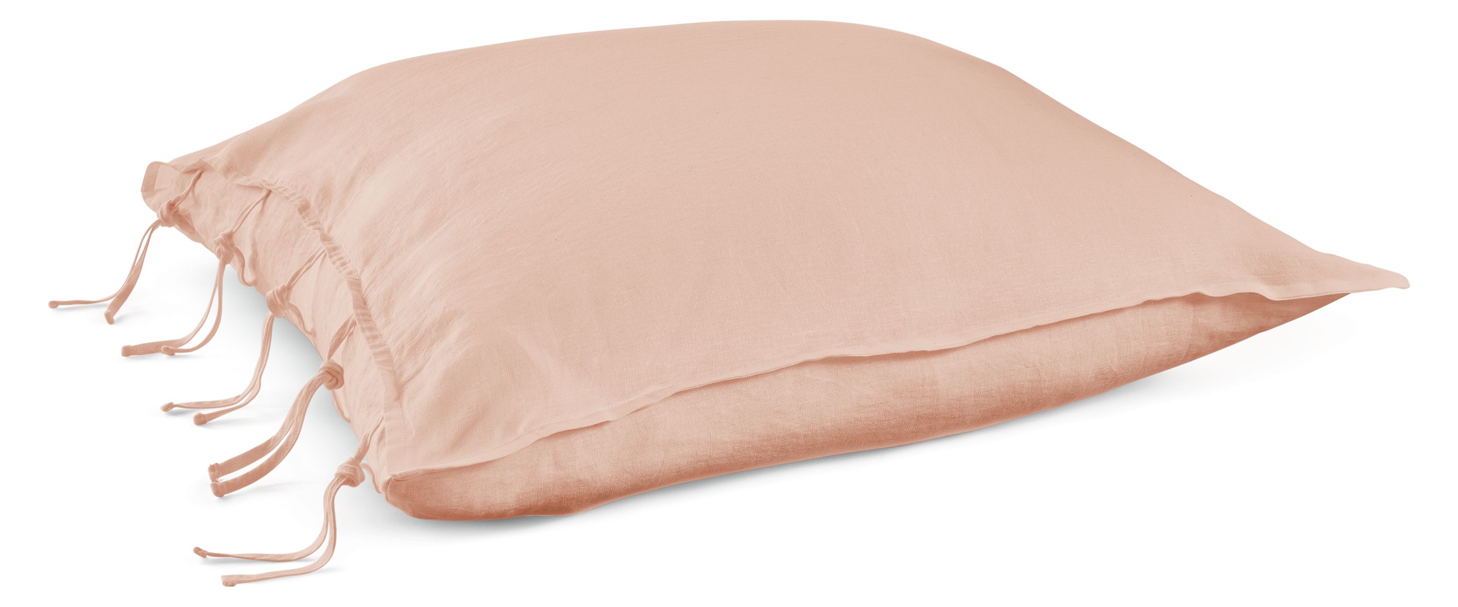 Relaxed Linen Standard Sham in Rose