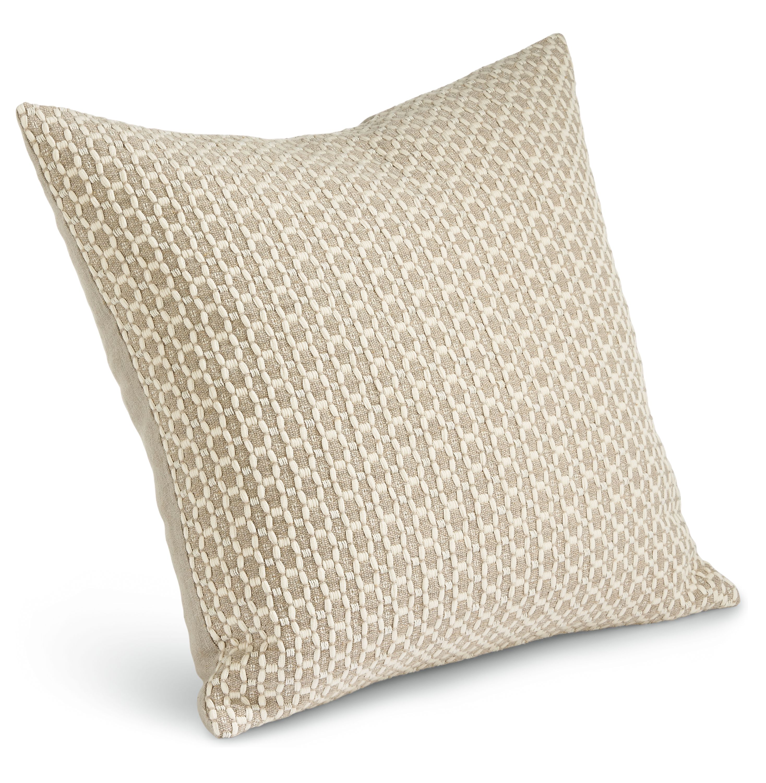 Ansley 20w 20h Throw Pillow Cover in Ivory