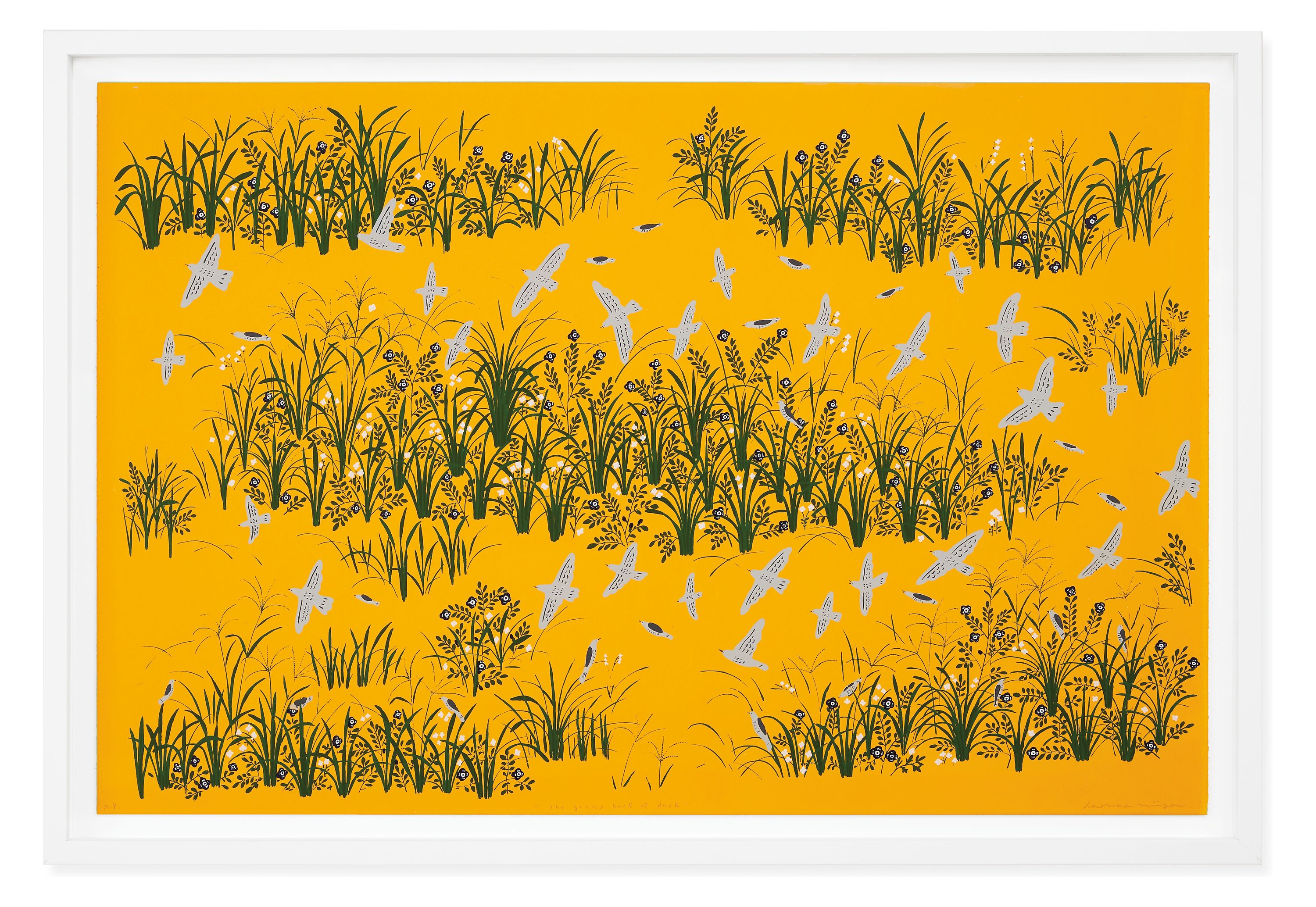 Haruna Niiya, The Grassy Knoll at Dusk, 2021