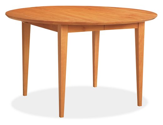 Adams Round Extension Tables Modern, Round Shaker End Table