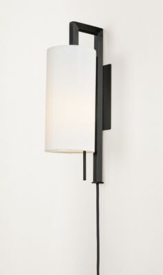 Leslie Wall Sconce, Plug-in - Modern 