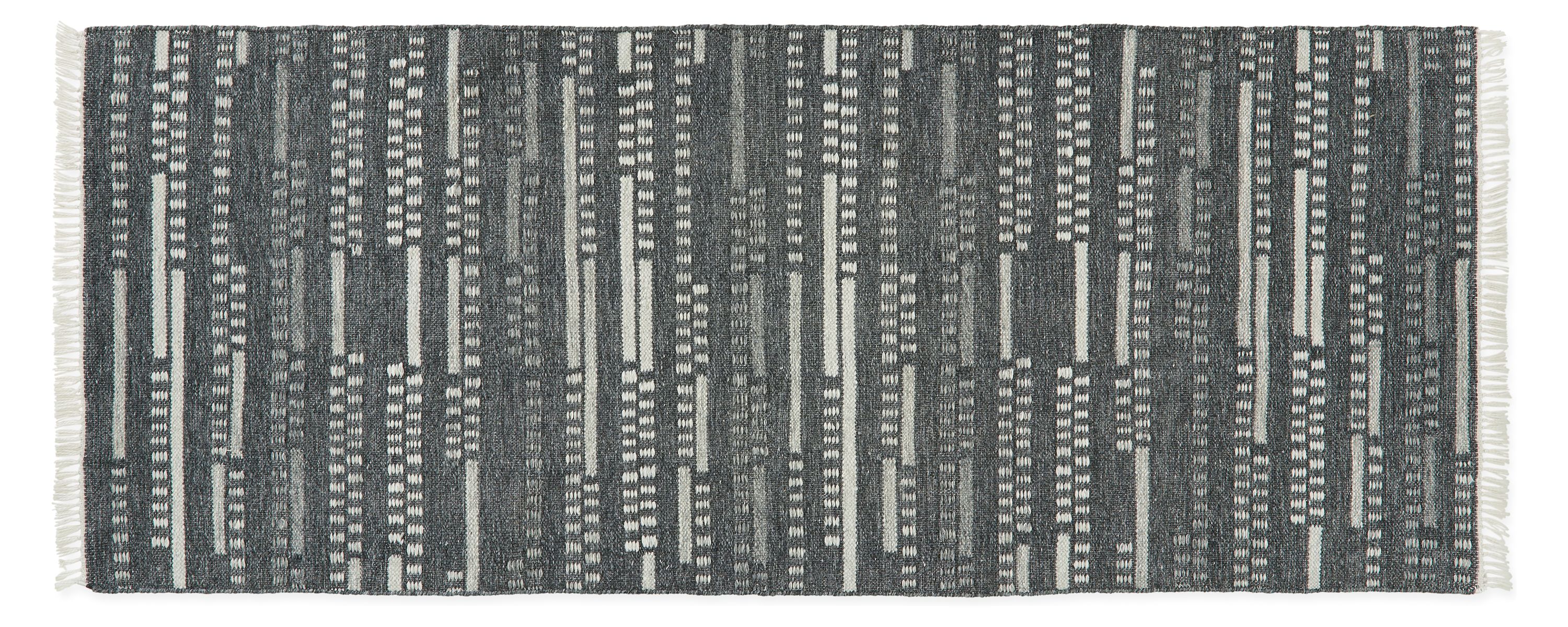Morse 2'6"x6' Runner in Charcoal