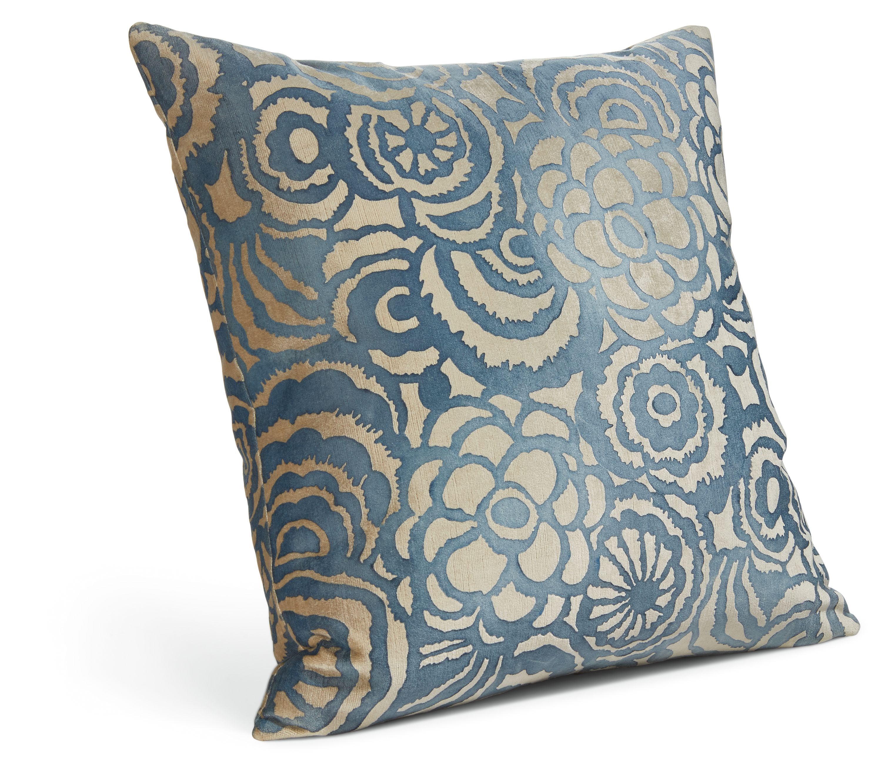Makena 22w 22h Throw Pillow Cover in Midnight