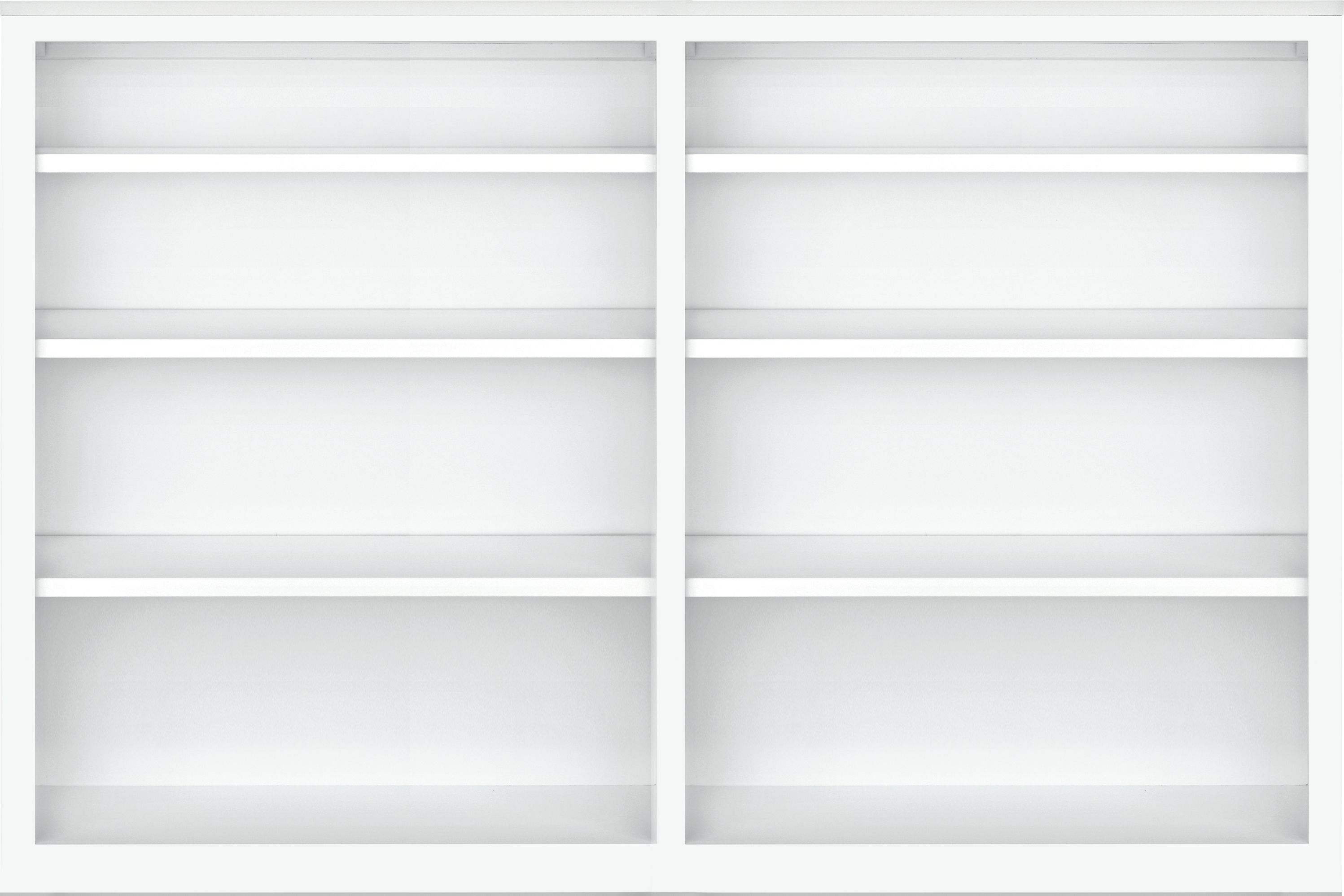 Woodwind 69w 12d 48h Bookcase in White