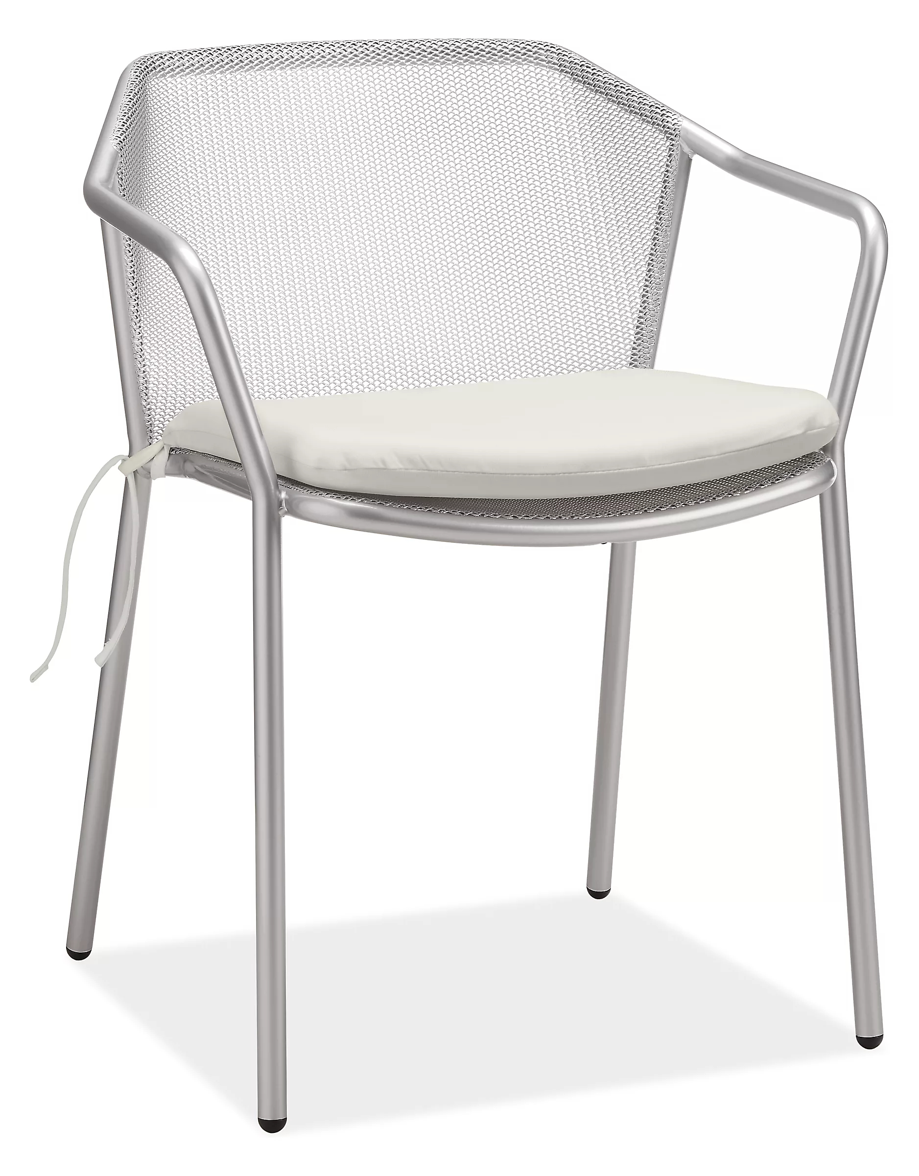Theo Seat Cushion for Chair in Sunbrella Canvas White