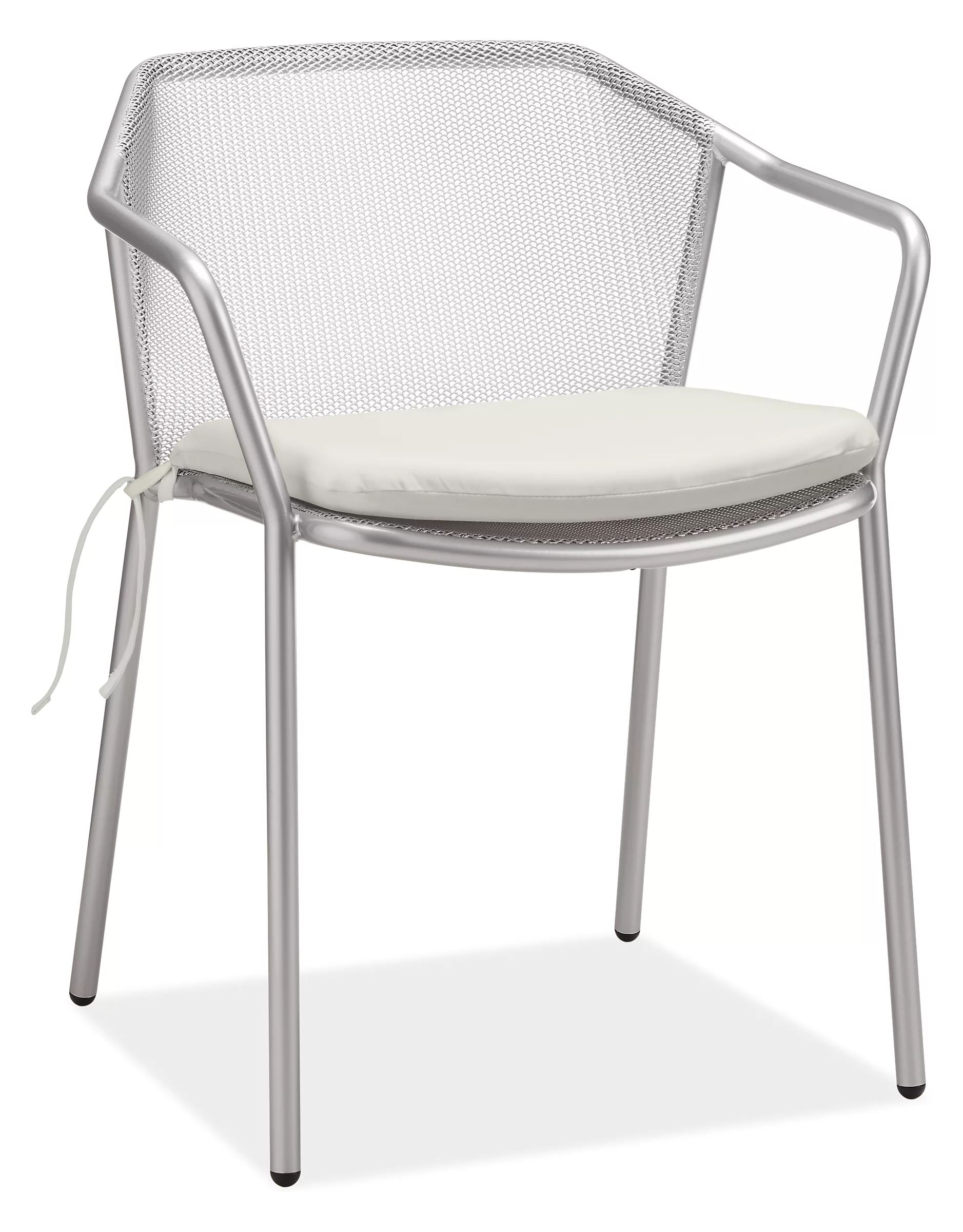 Theo Seat Cushion for Chair in Sunbrella Canvas White