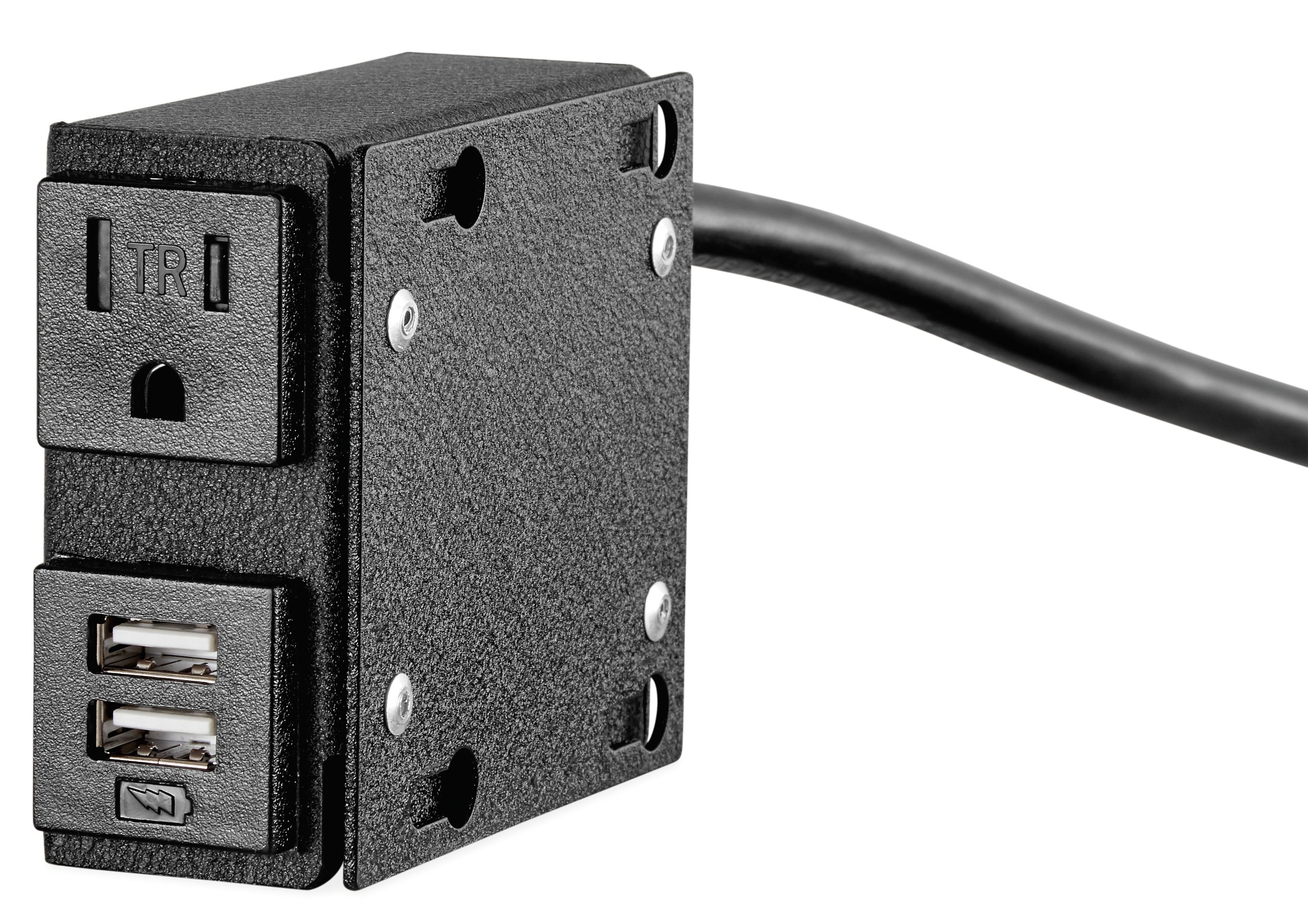 Cue Power Outlet and Smart USB with 12ft Cord Power Outlets