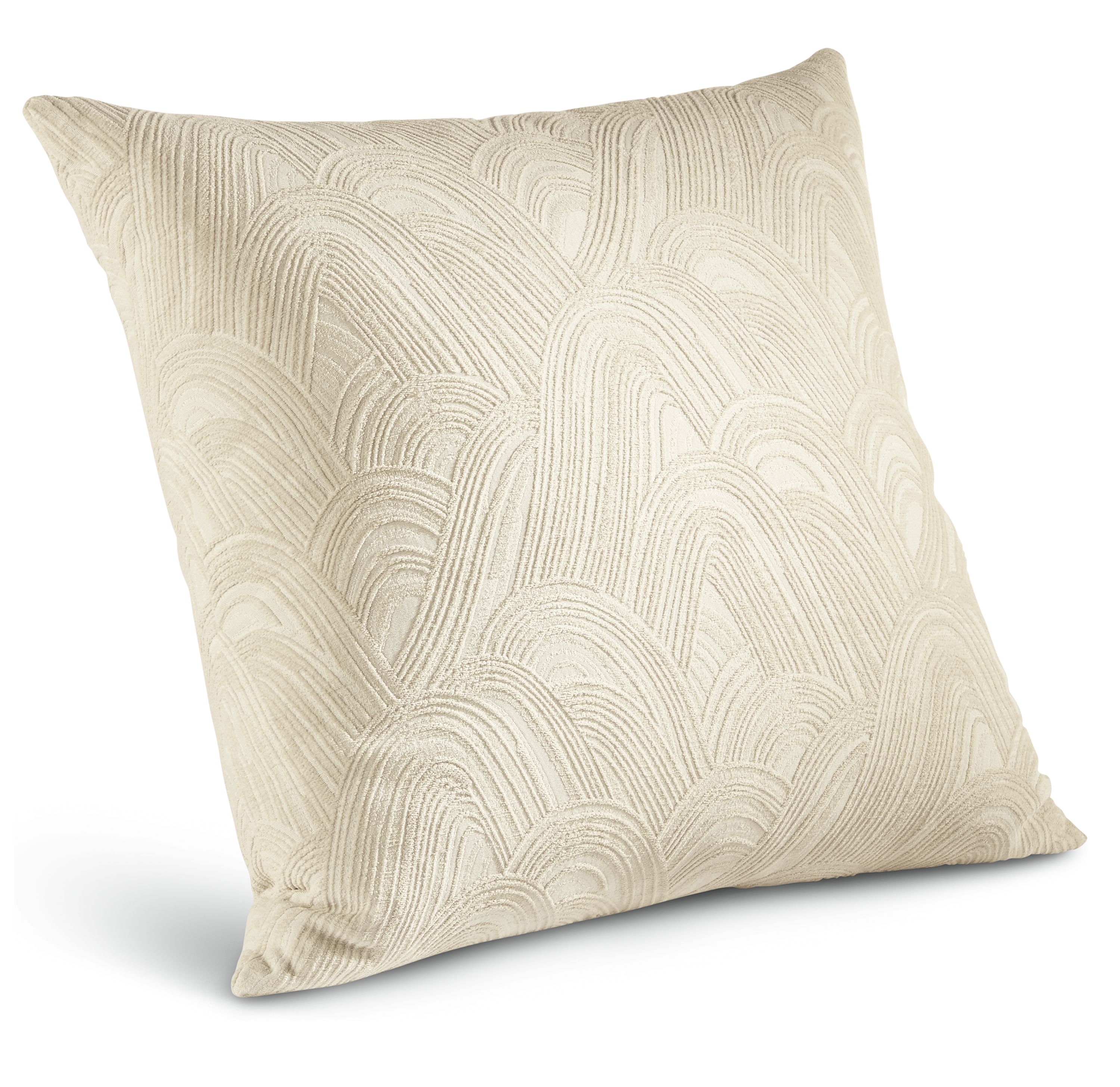 Bergman 24w 24h Throw Pillow Cover in Ivory