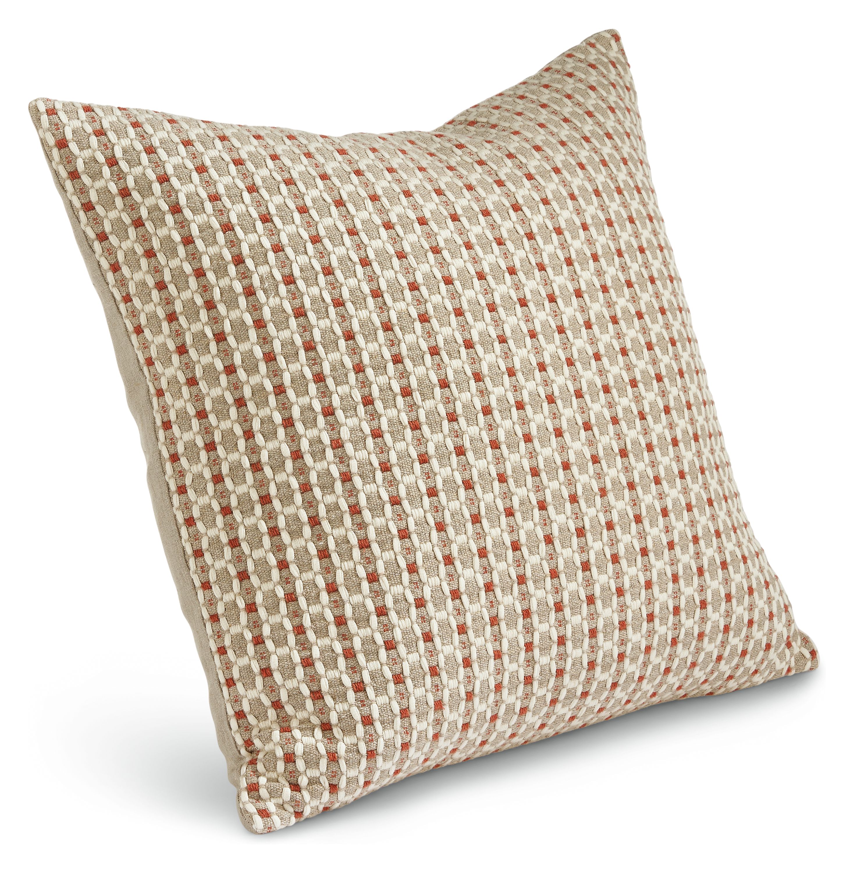 Ansley 20w 20h Throw Pillow Cover in Brick