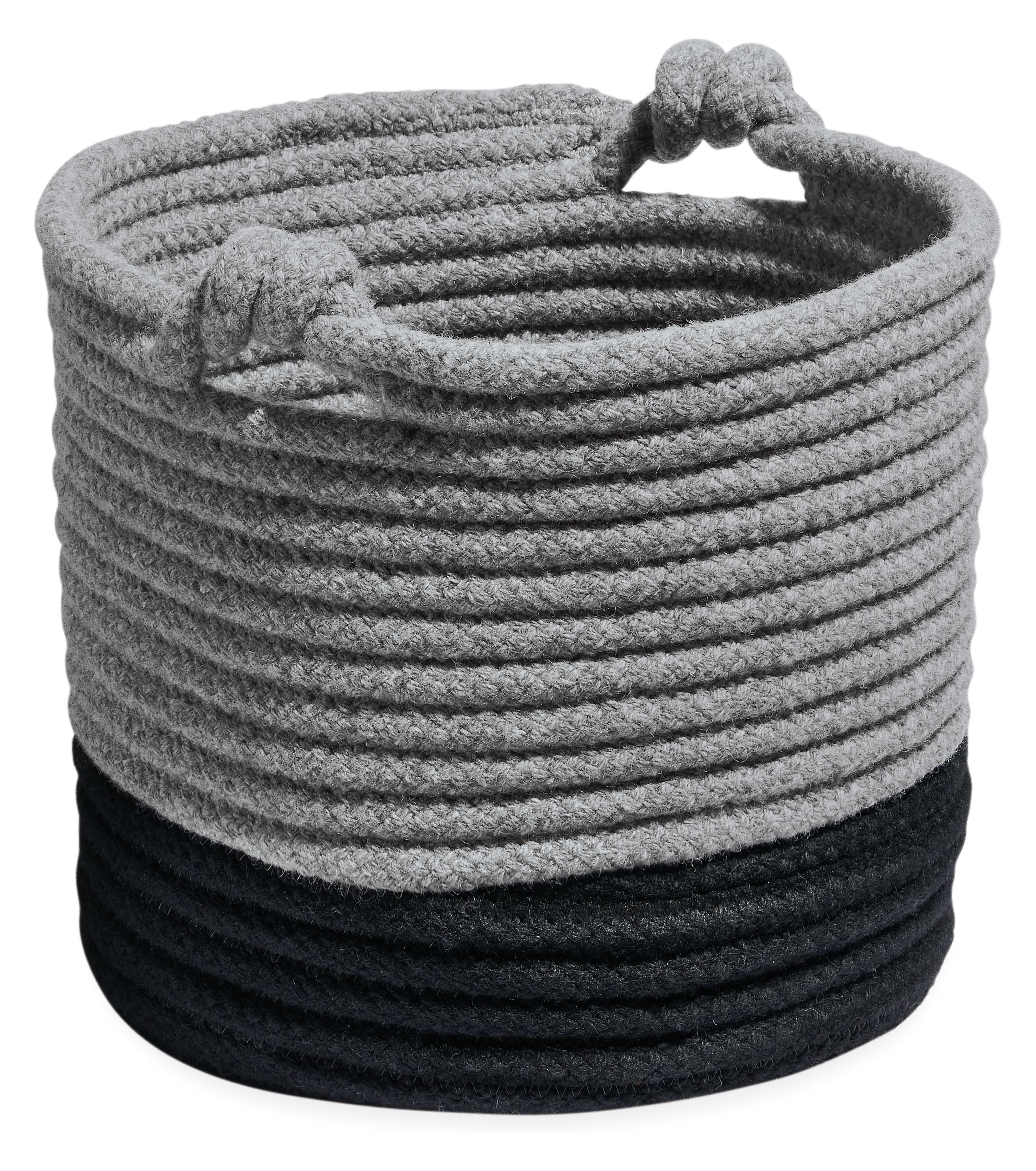 Kori 14 diam 14h Storage Basket with Twist Handles