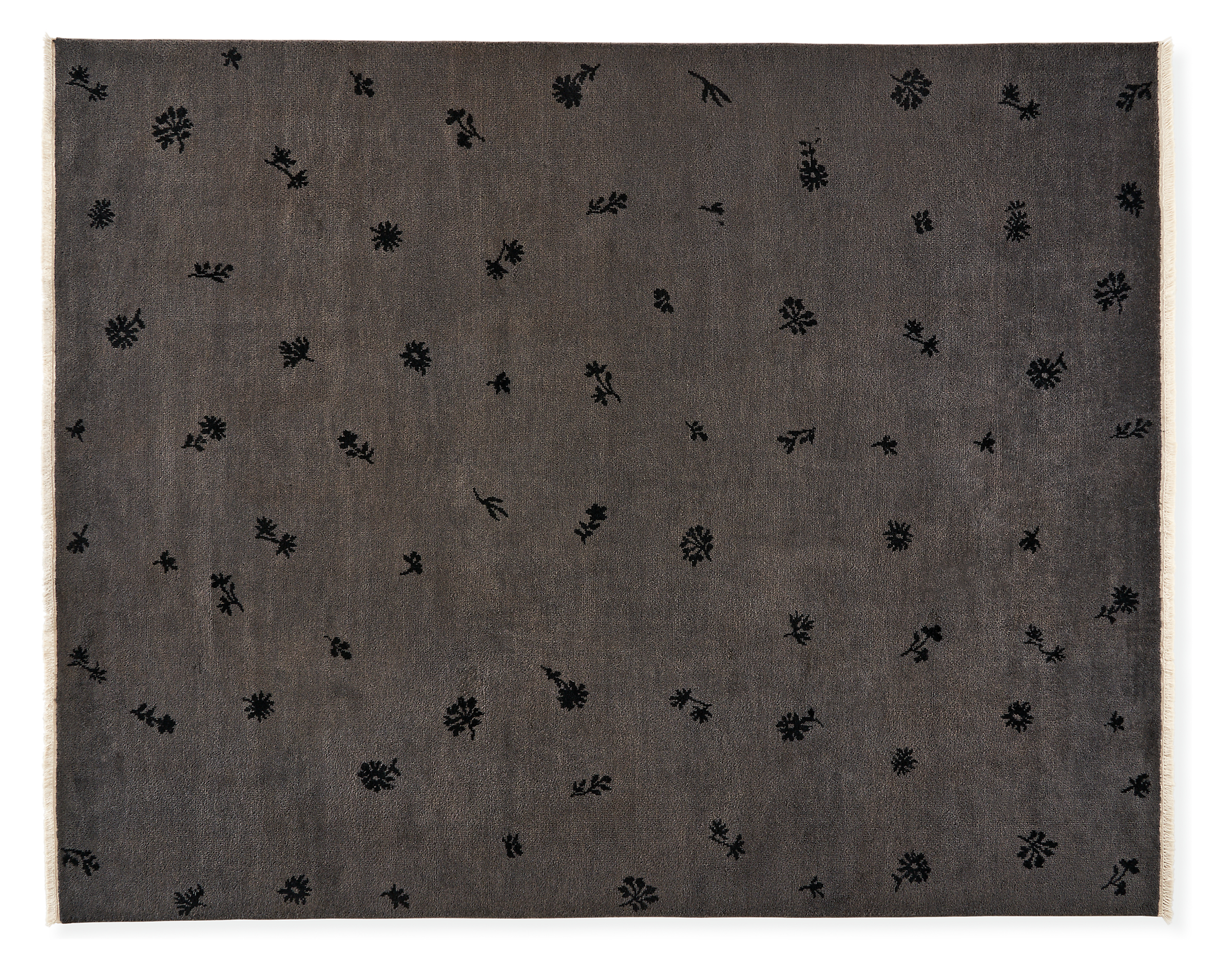 Tansy 8'x10' Rug in Charcoal/Black