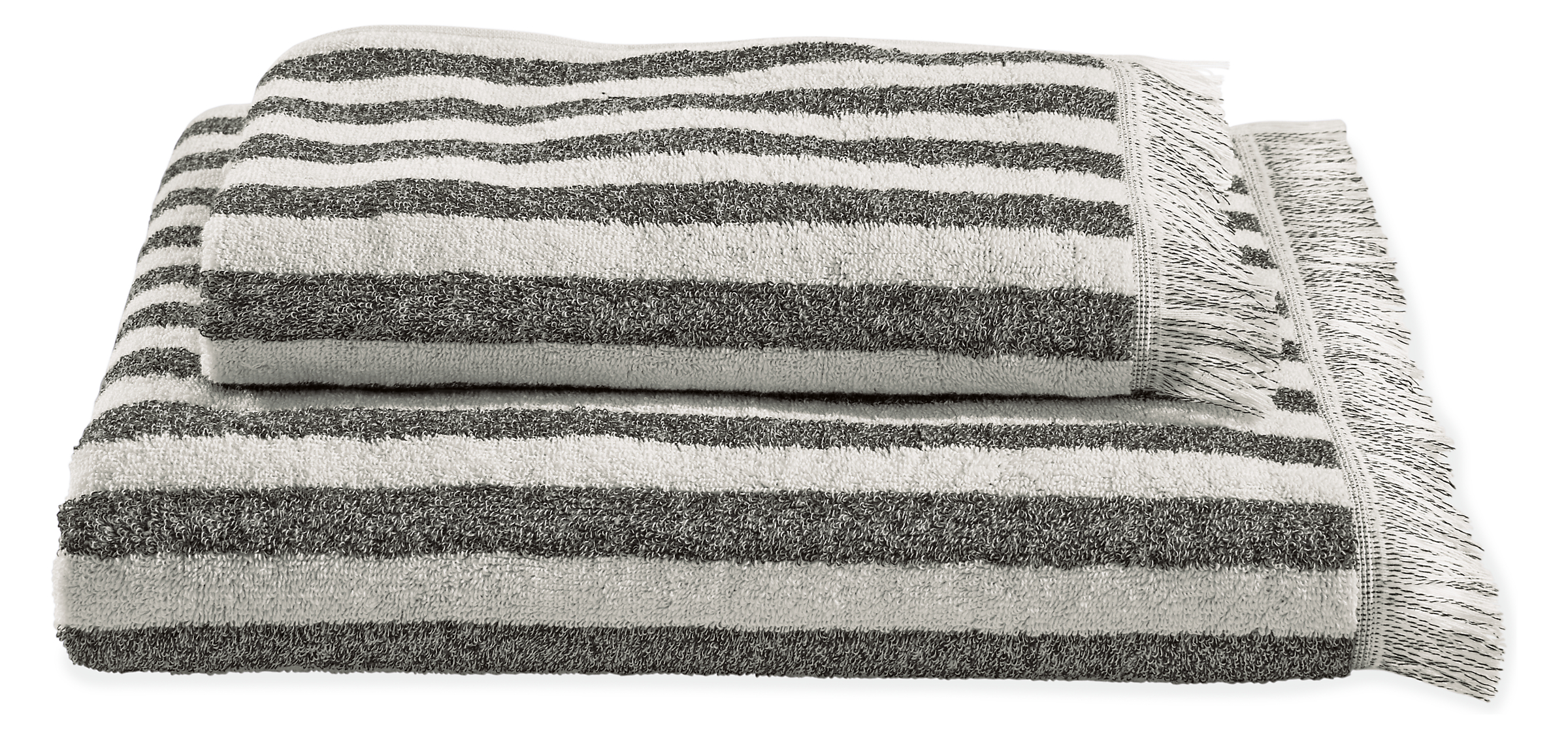 Fence Towels in Charcoal