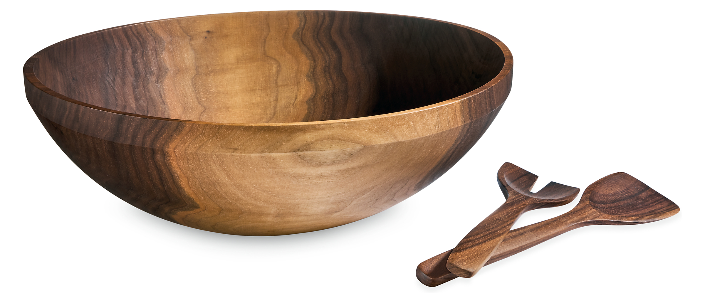 Elliott Salad Set - 17 diam 6h Bowl with Moore Wooden Spoon/Fork
