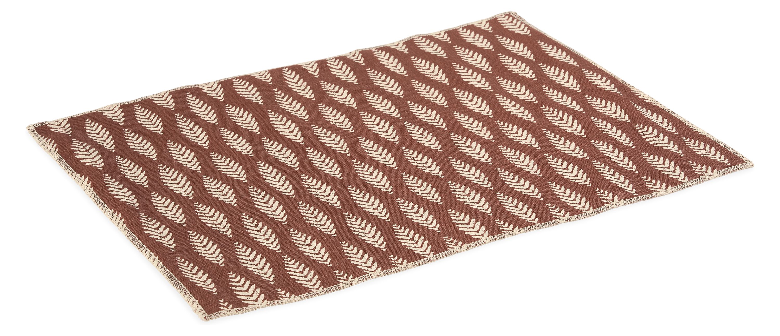 Ashwin 13x17 Placemat in Mahogany