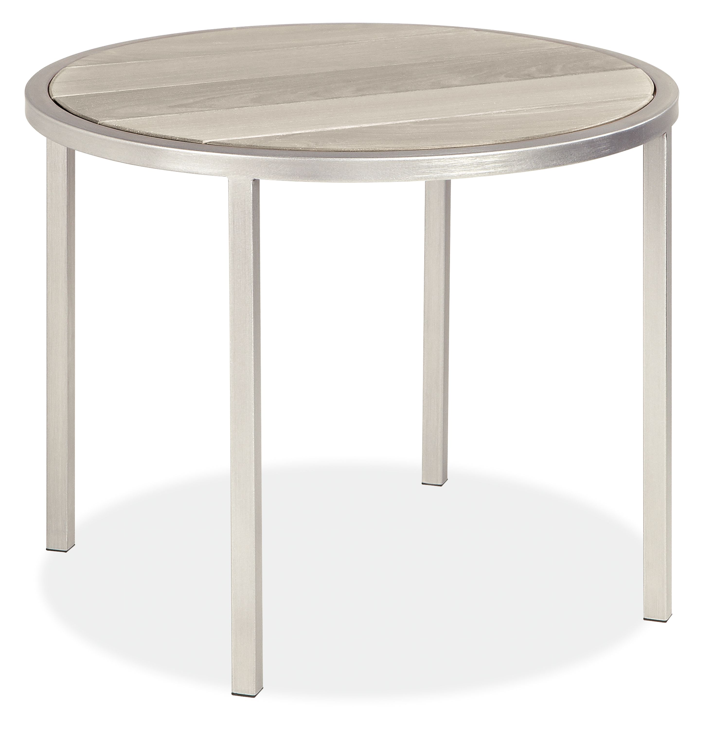 Montego Round Side Table in Urban Wood
