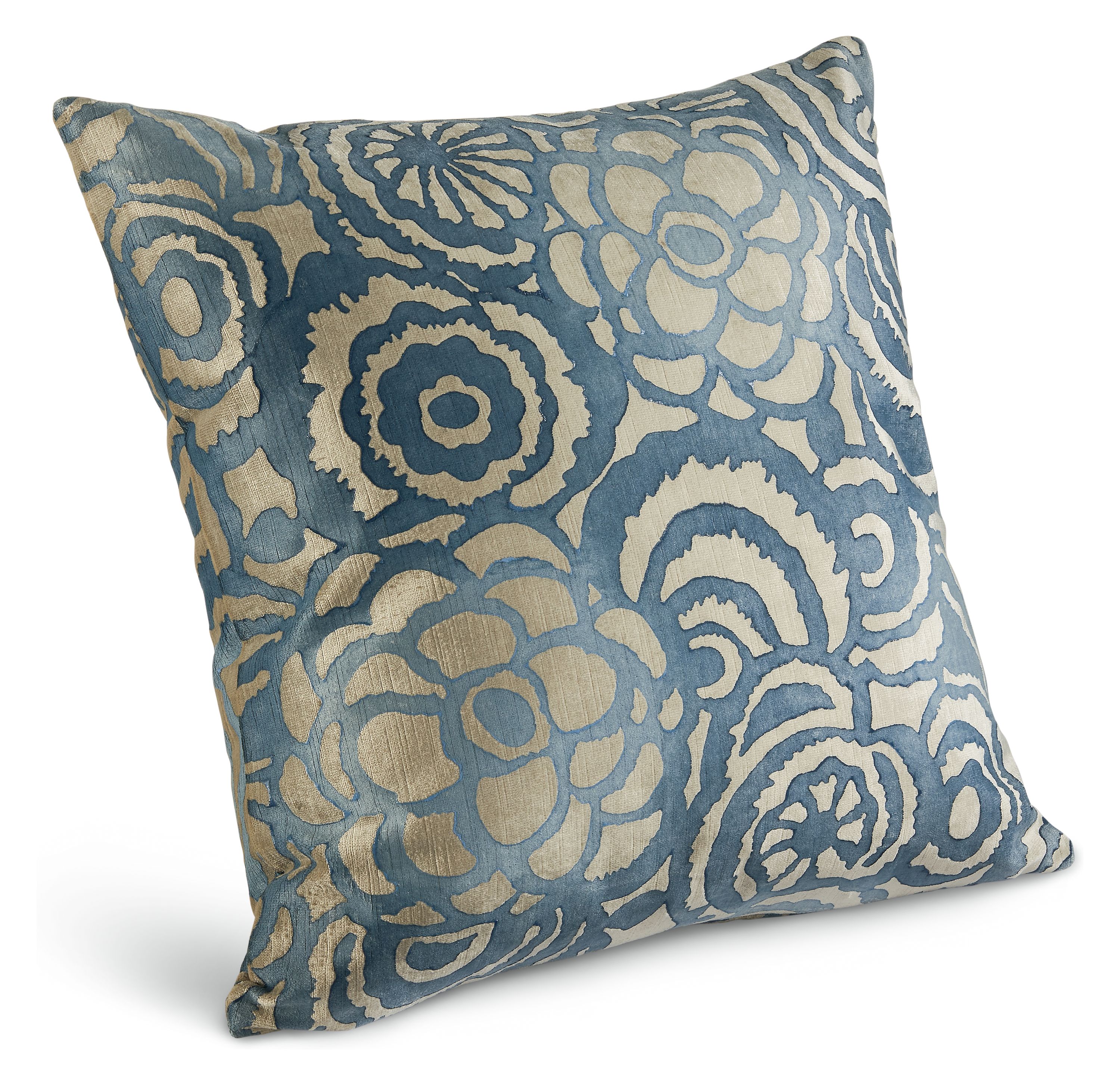 Makena 18w 18h Throw Pillow Cover in Midnight