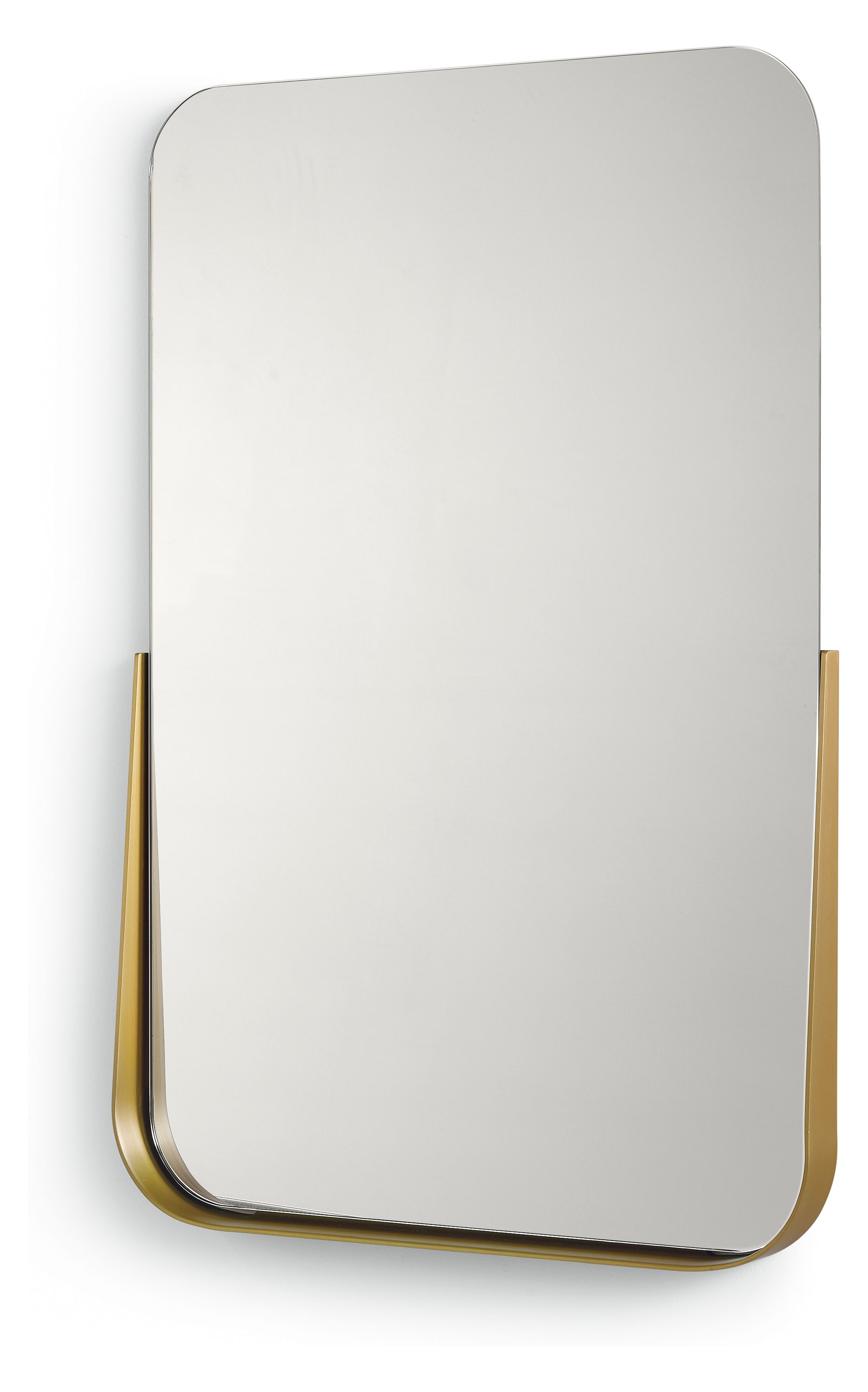 Room & Board | Modern Lilia Round Mirror in Silver