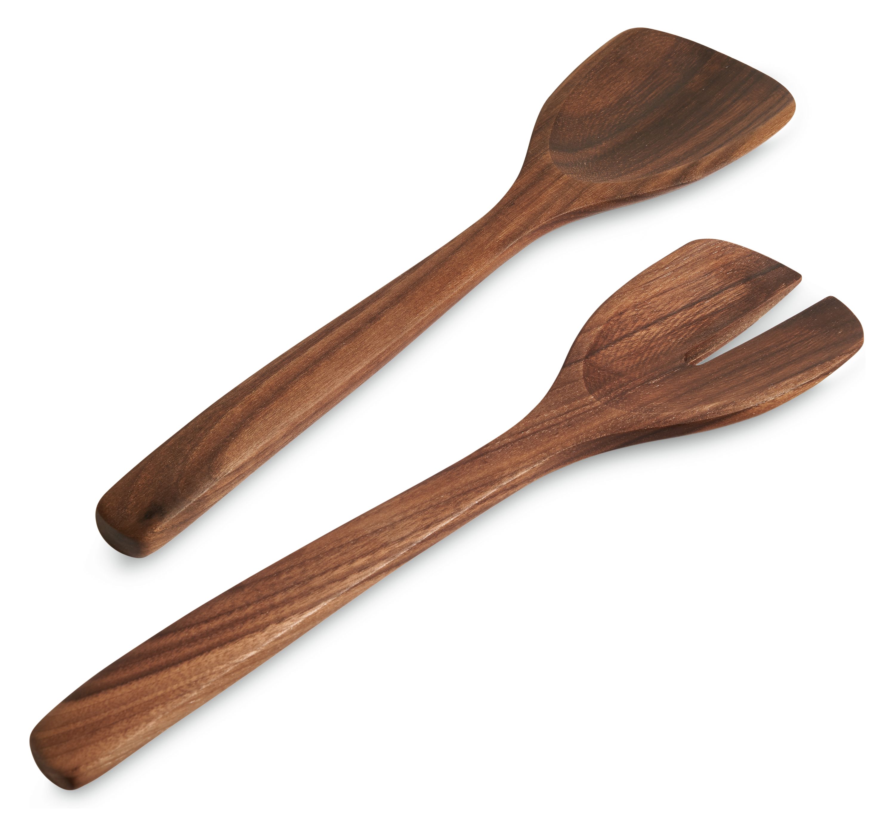 Moore 12" Wooden Spoon/Fork Salad Set