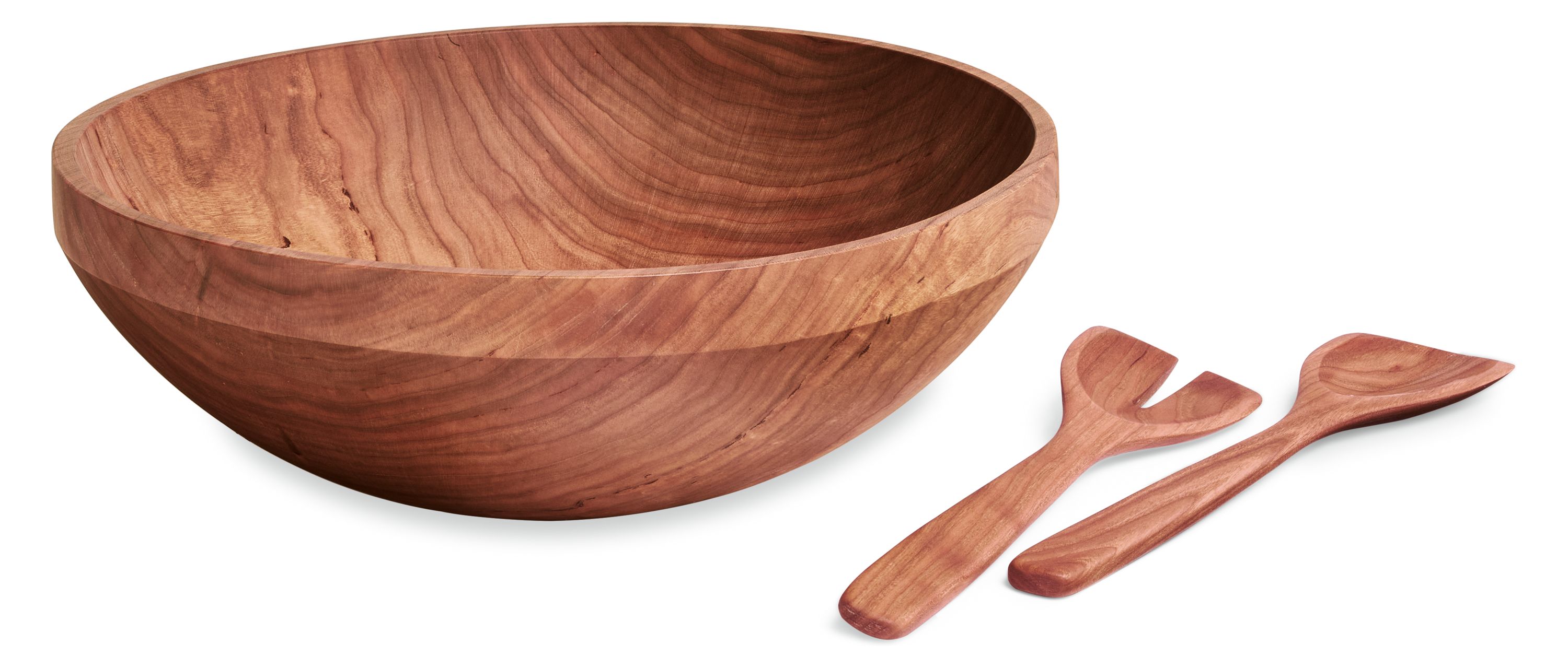 Elliott Salad Set - 15 diam 5h Bowl with Moore Wooden Spoon/Fork