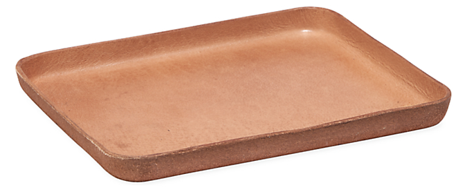 Dylan 9.25w 7.75d 1h Leather Valet Tray