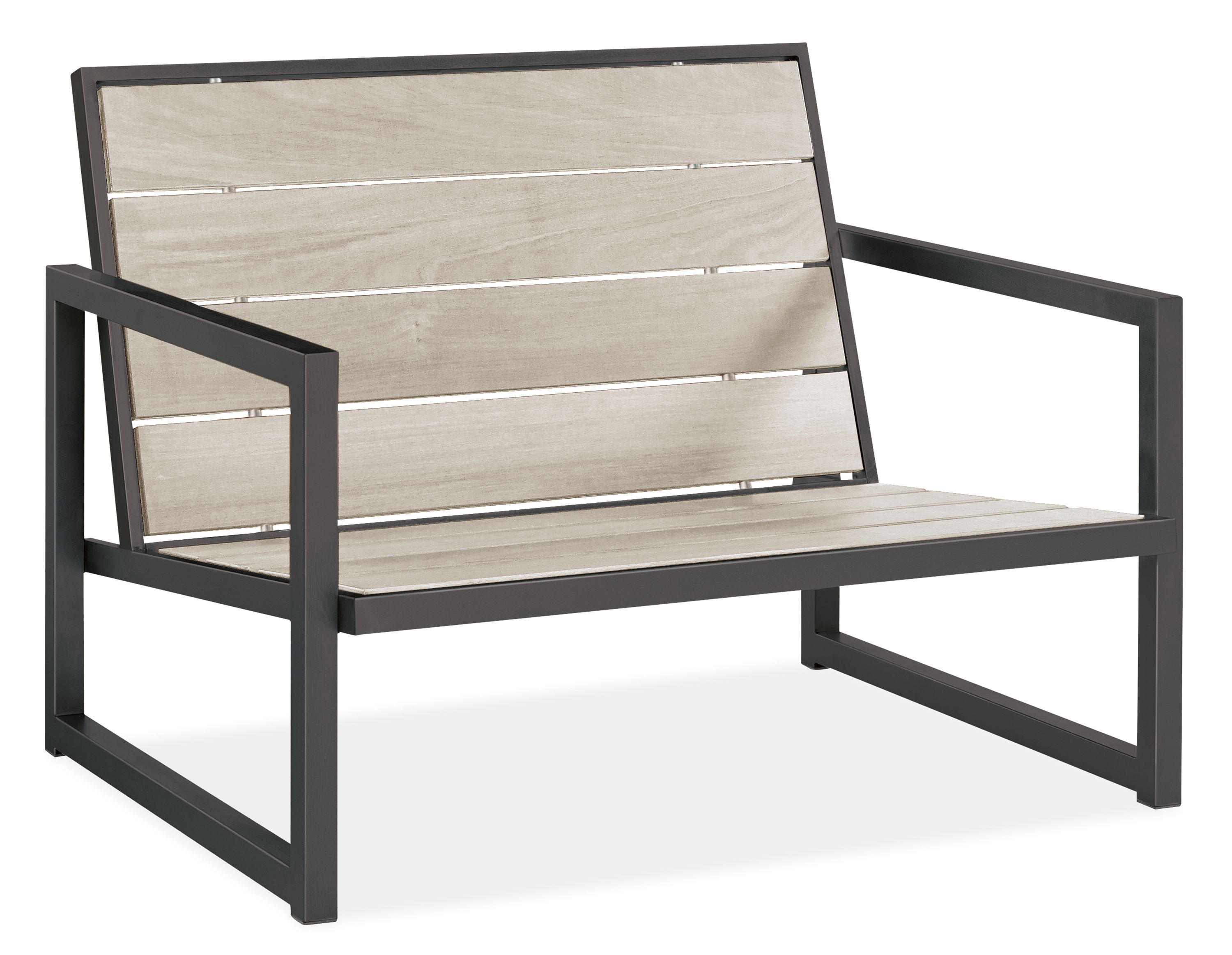 Montego 42" Lounge Chair in Thermally Modified Ash with Graphite