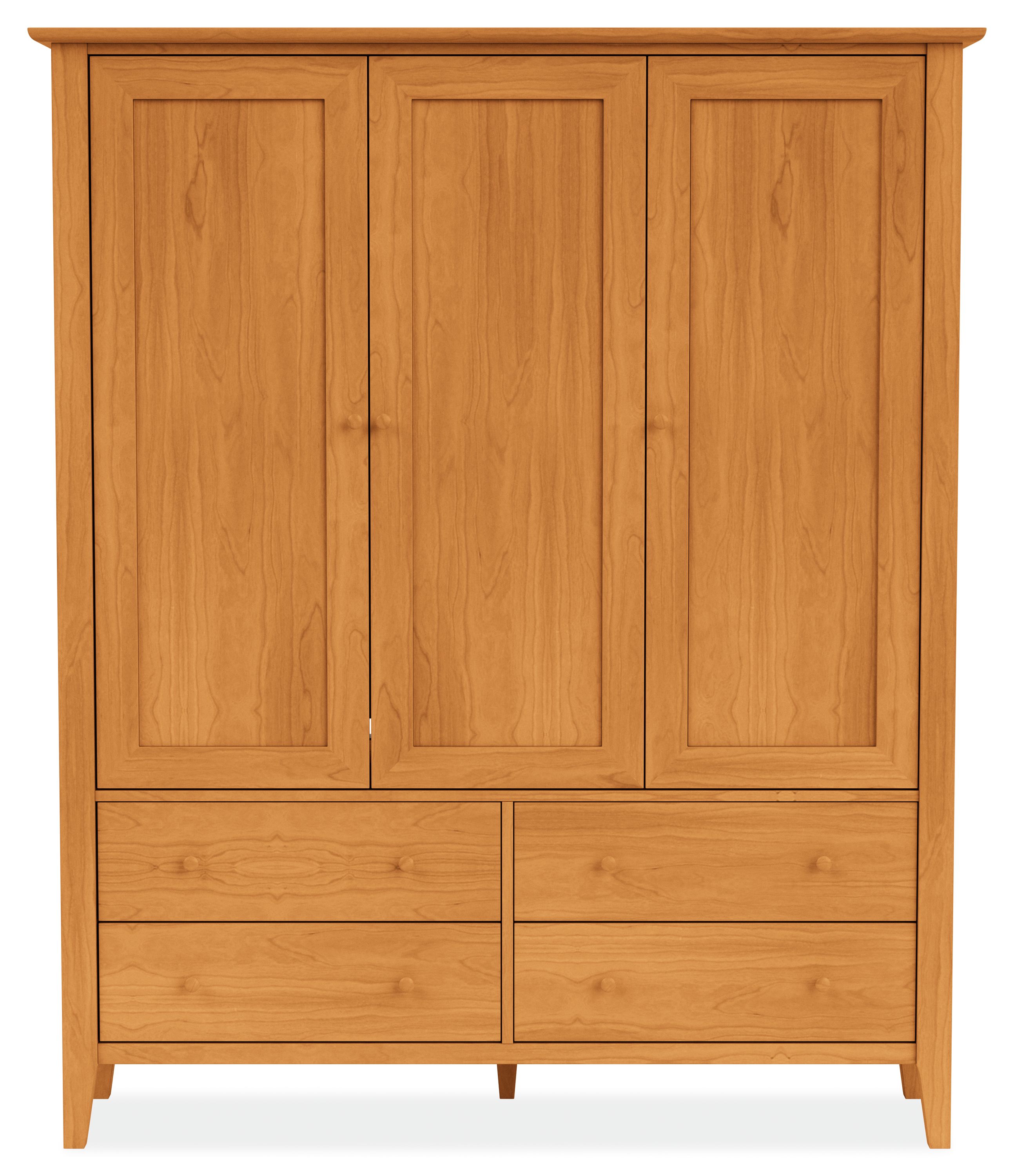 Danbury 67w 18d 80h Storage Cabinet with Wood Door