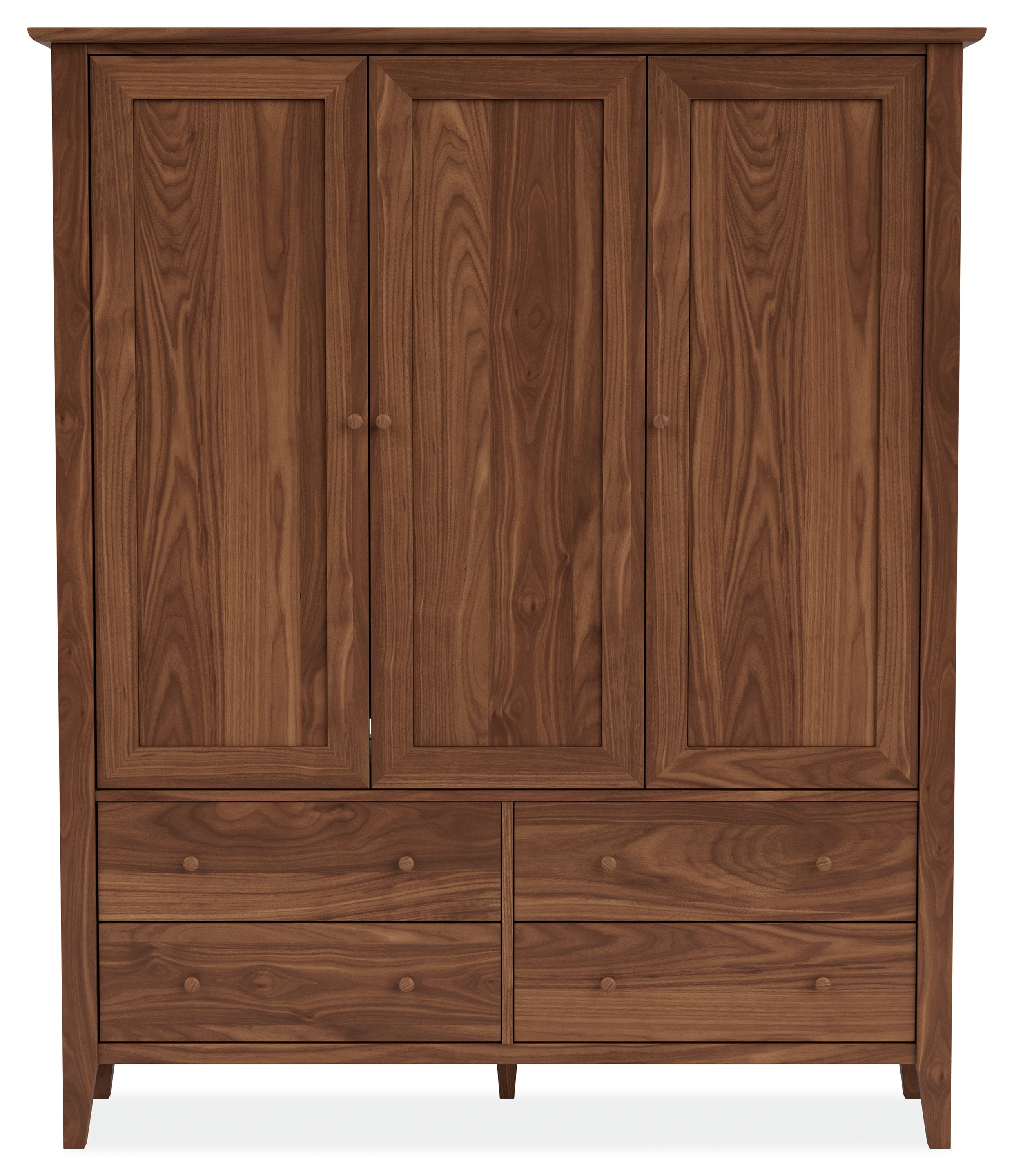 Danbury 67w 18d 80h Storage Cabinet with Wood Door