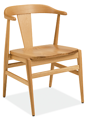 Evan Arm Chair Wood Seat