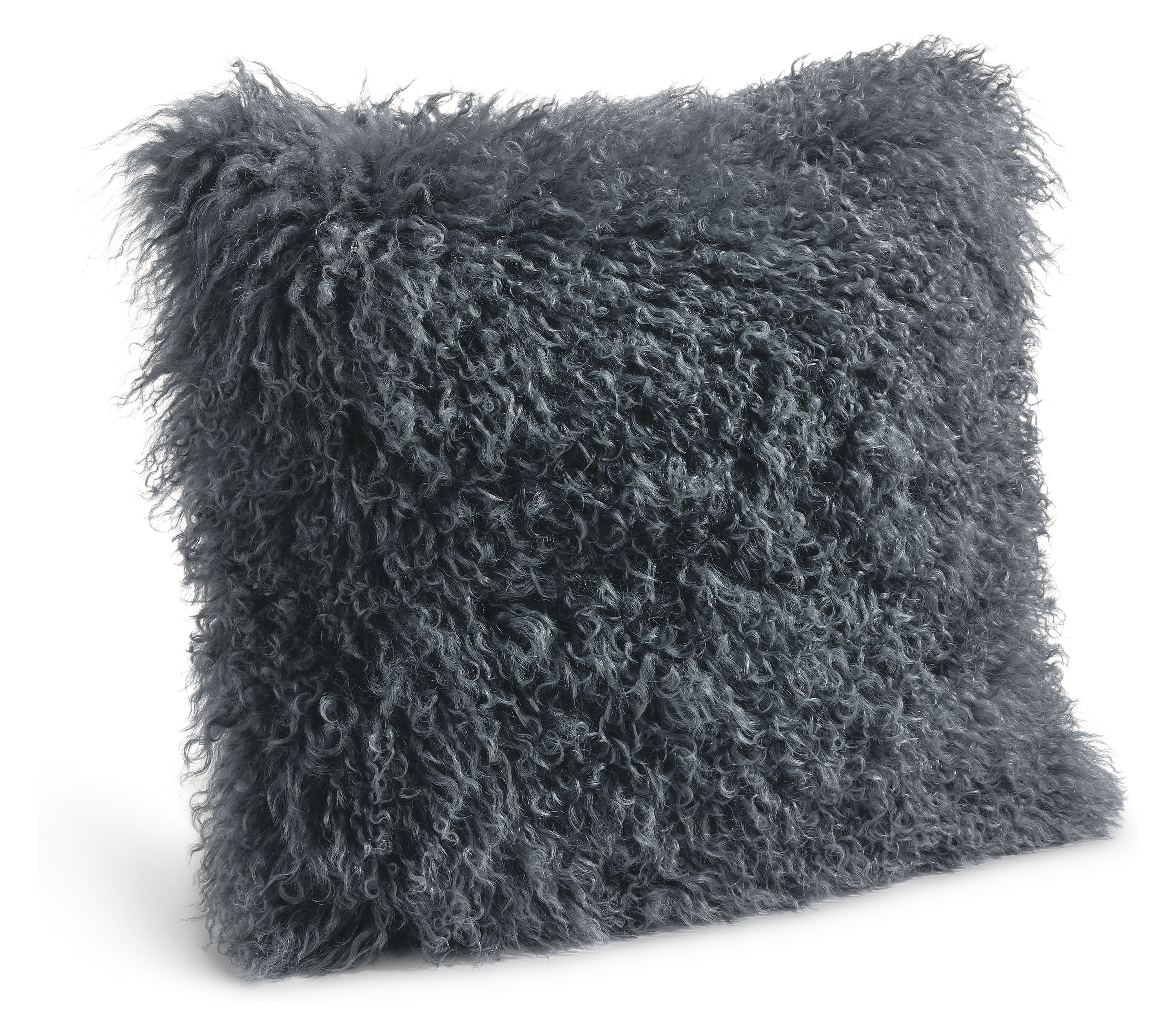 Tibetan Sheepskin 20w 20h Throw Pillow