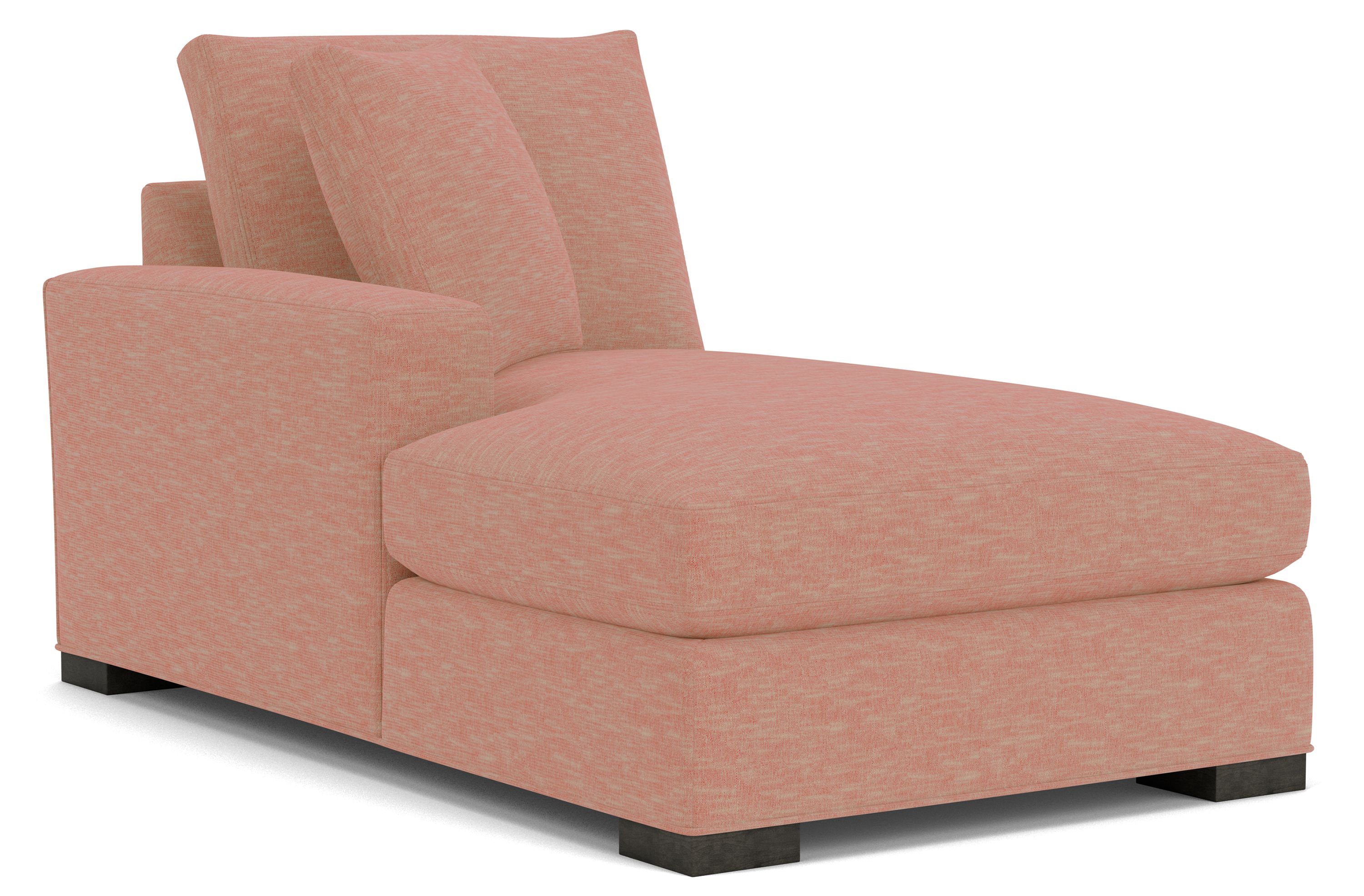 Metro 37" Left-Arm Chaise in Destin Coral