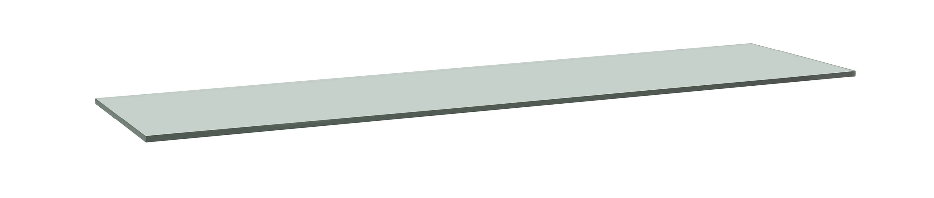 68w 18d Satin Etch Tempered Glass Top