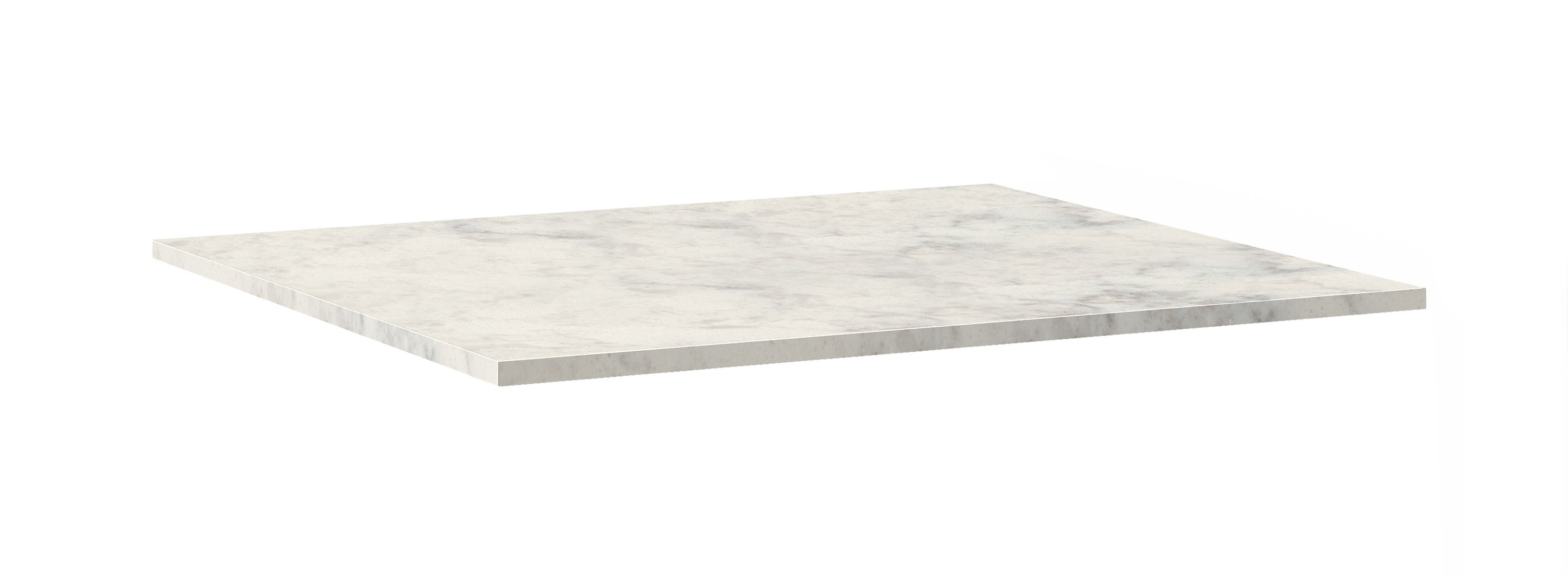 50w 45d Quartz Composite Top Marbled White