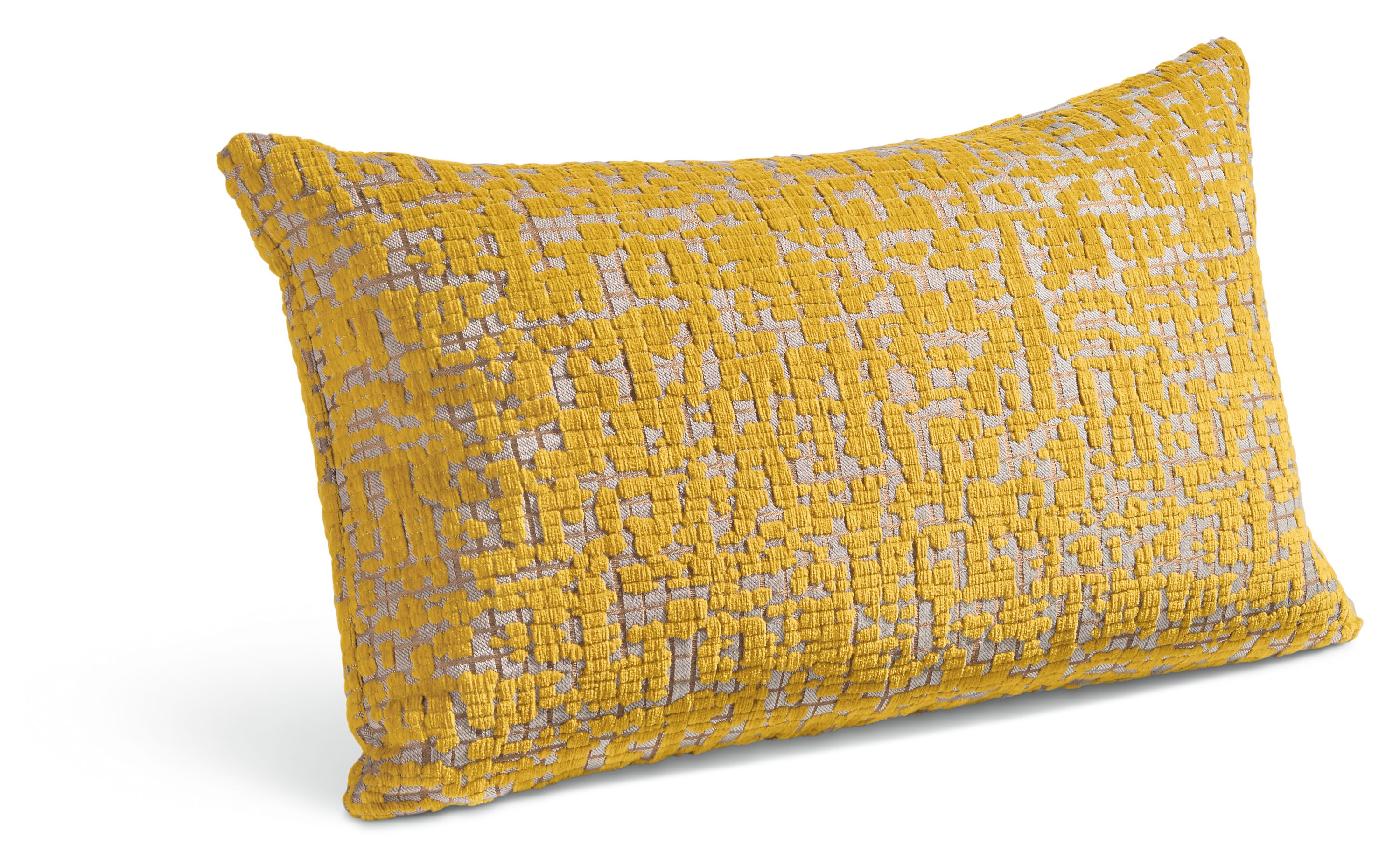 Staccato 22w 13h Throw Pillow in Saffron