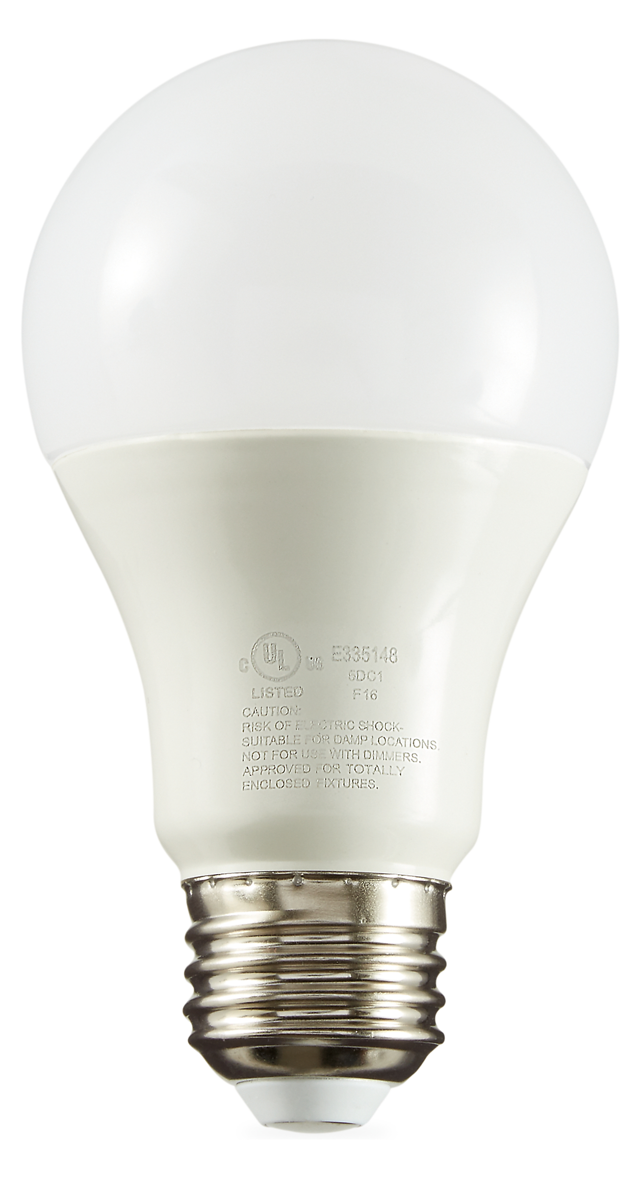 LED Non-Dimmable Light Bulbs, 60w Comparable - 4 Pack