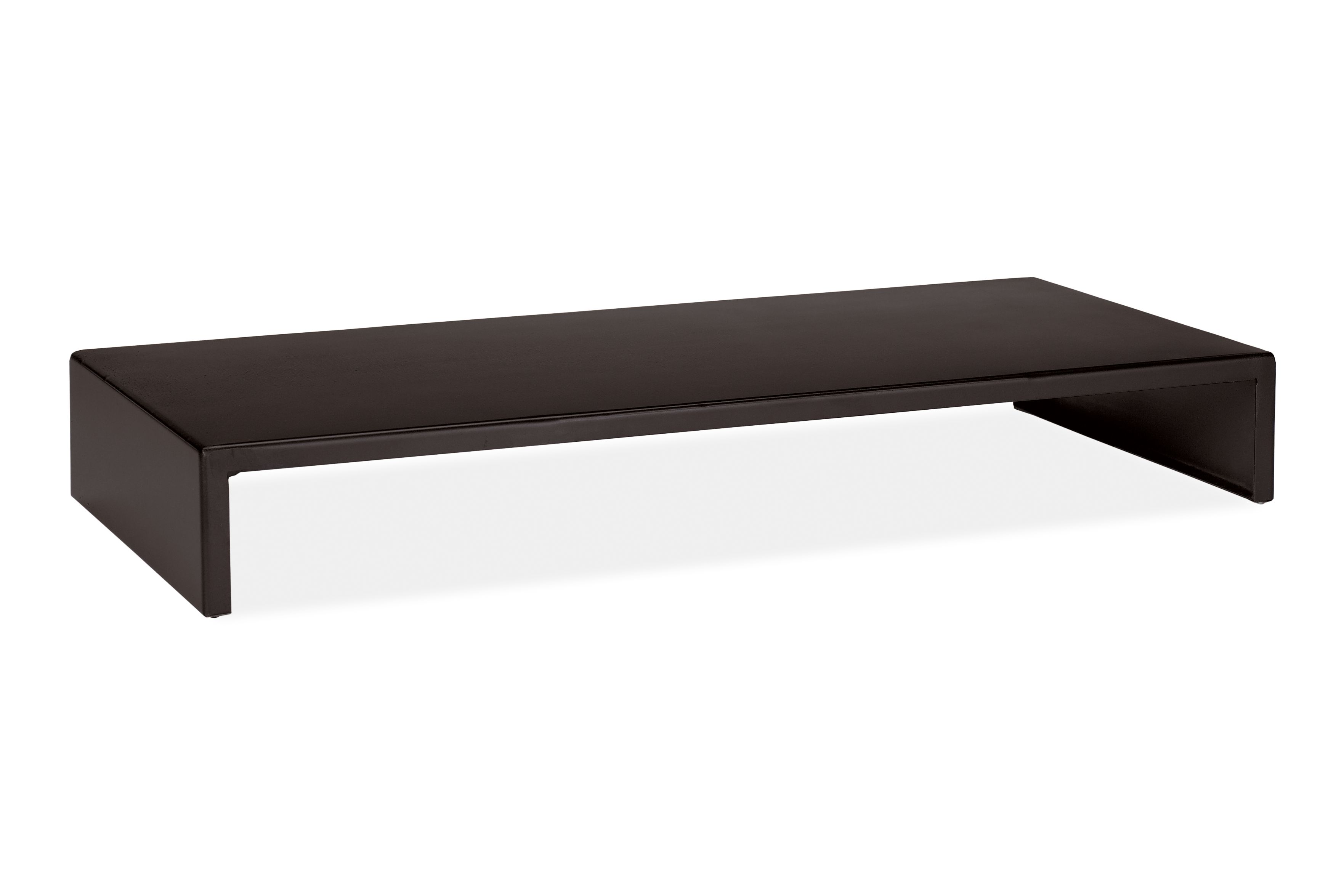 Monitor Riser Shelves in Natural Steel