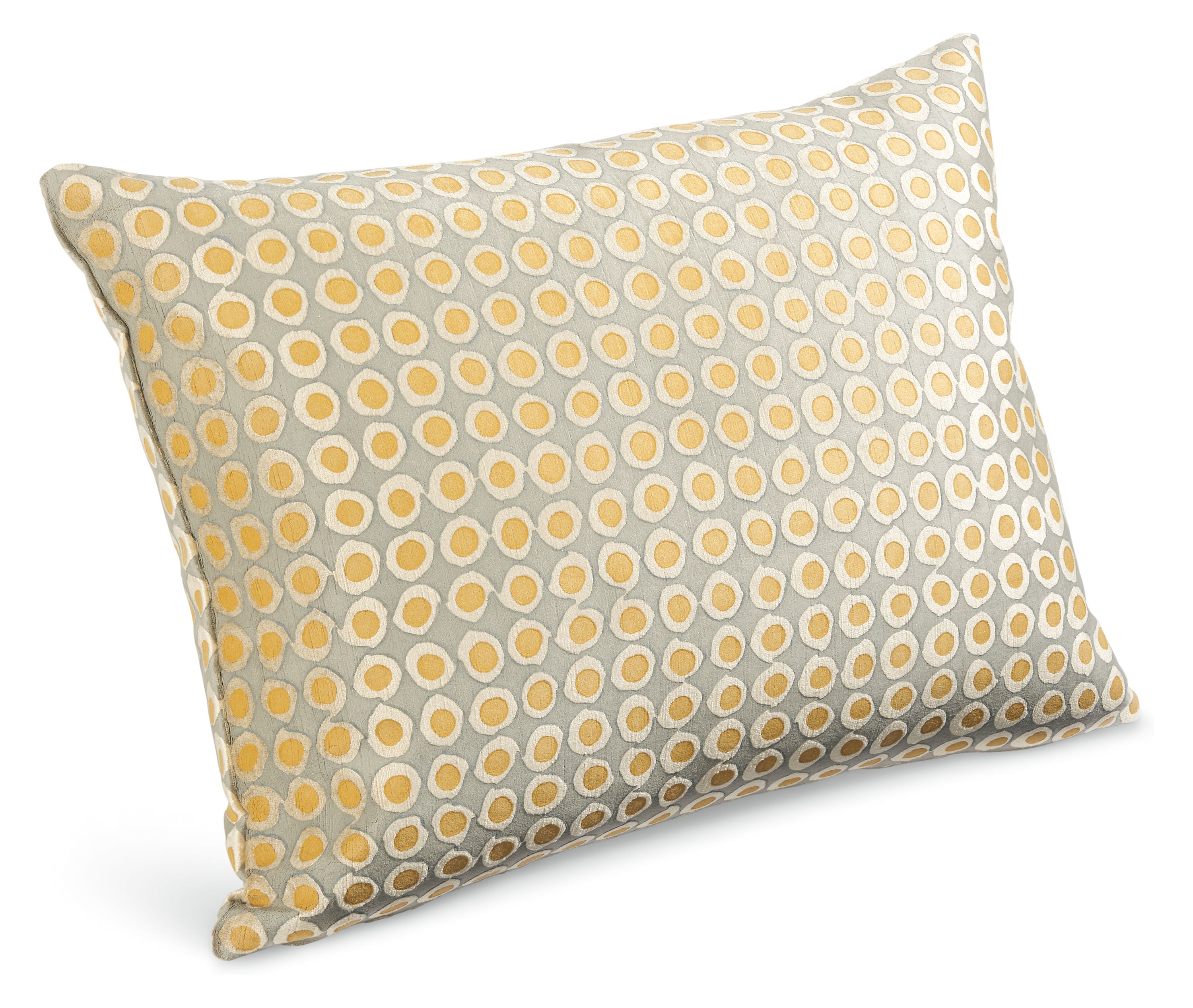 Dot 22w 16h Throw Pillow Cover in Saffron