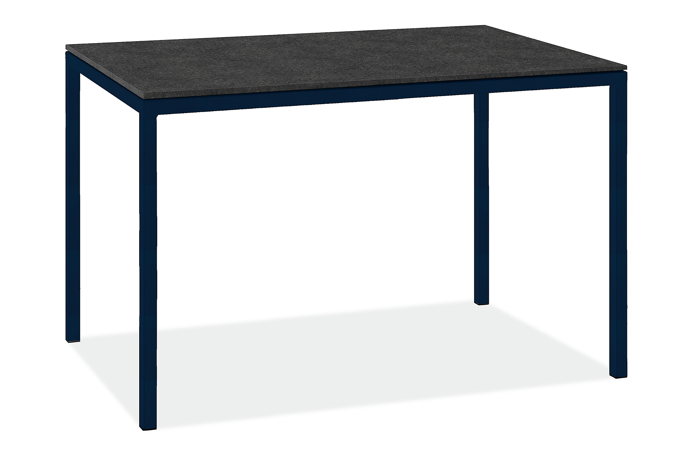 Parsons 48w 32d 35h Counter Table in 1.5" Indigo w/Honed Granite Mesabi Black®