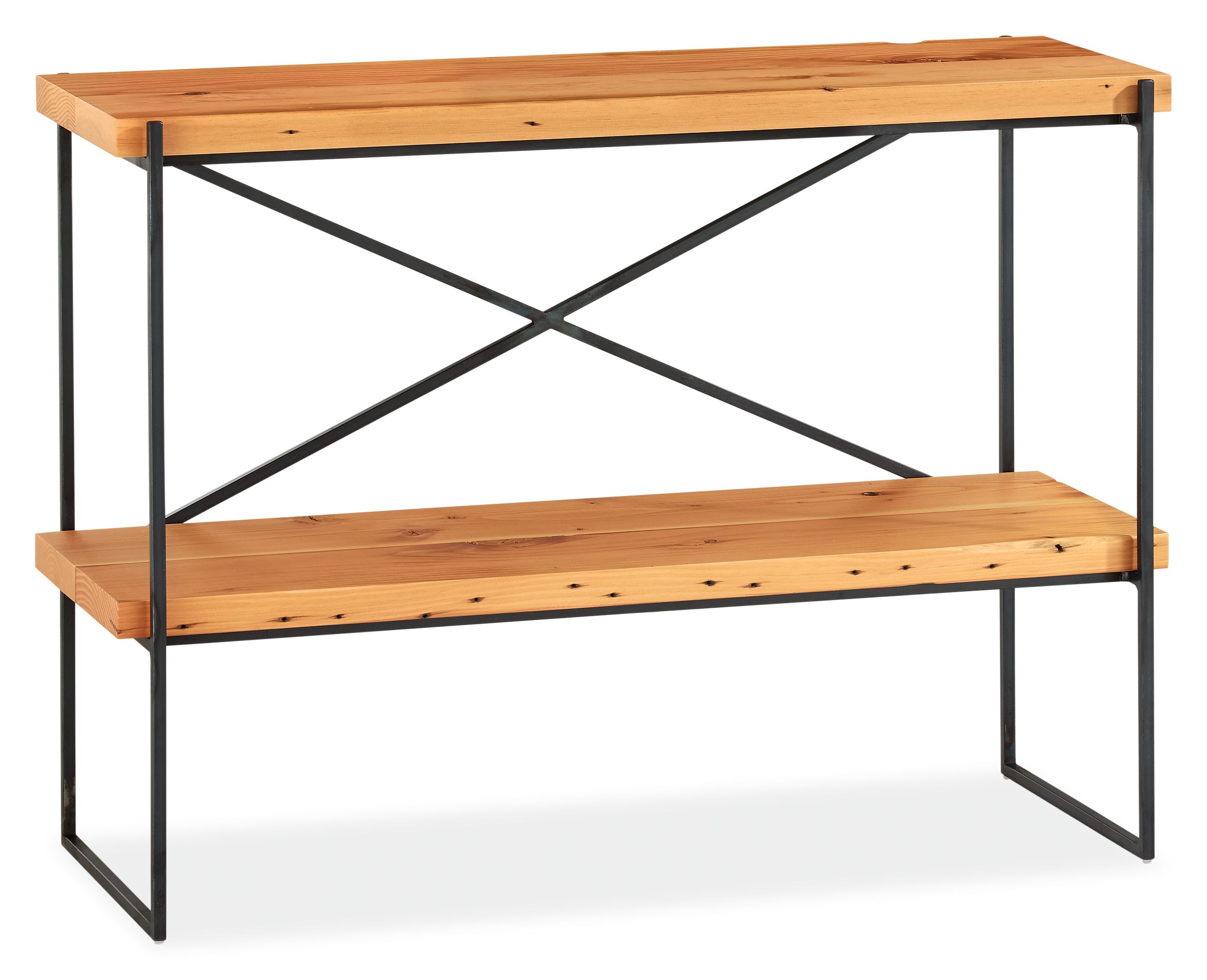 Etting 40w 15d 29h Reclaimed Wood Console Bookcase