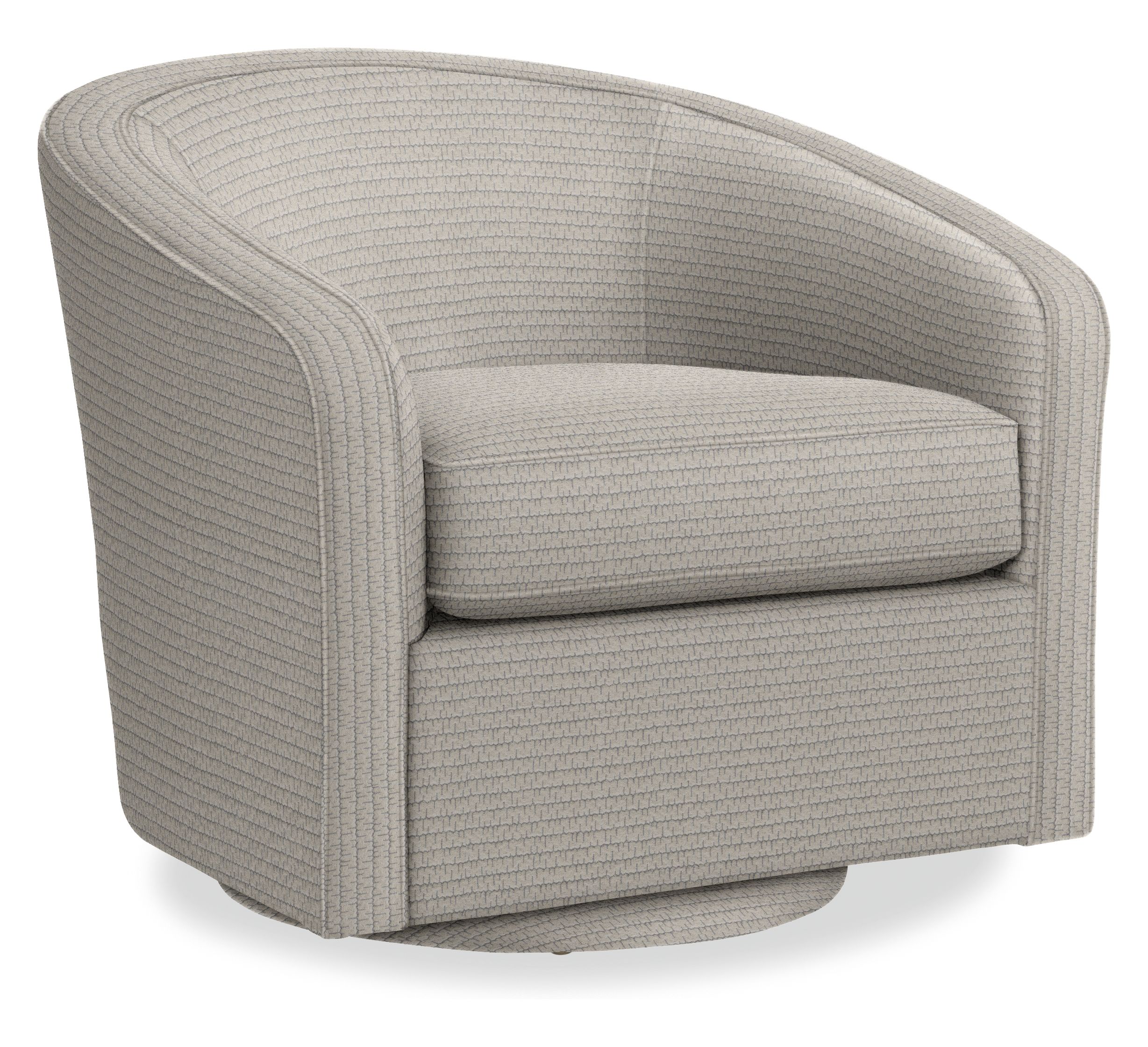 Amos Swivel Chair in Holtz Grey