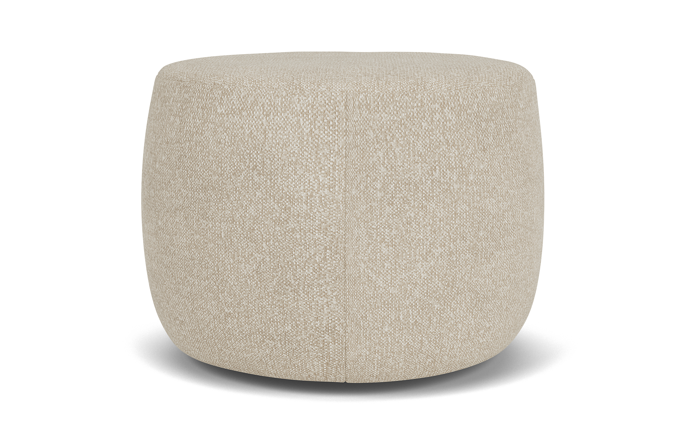 Lind 20 diam 16h Ottoman in Conley Natural