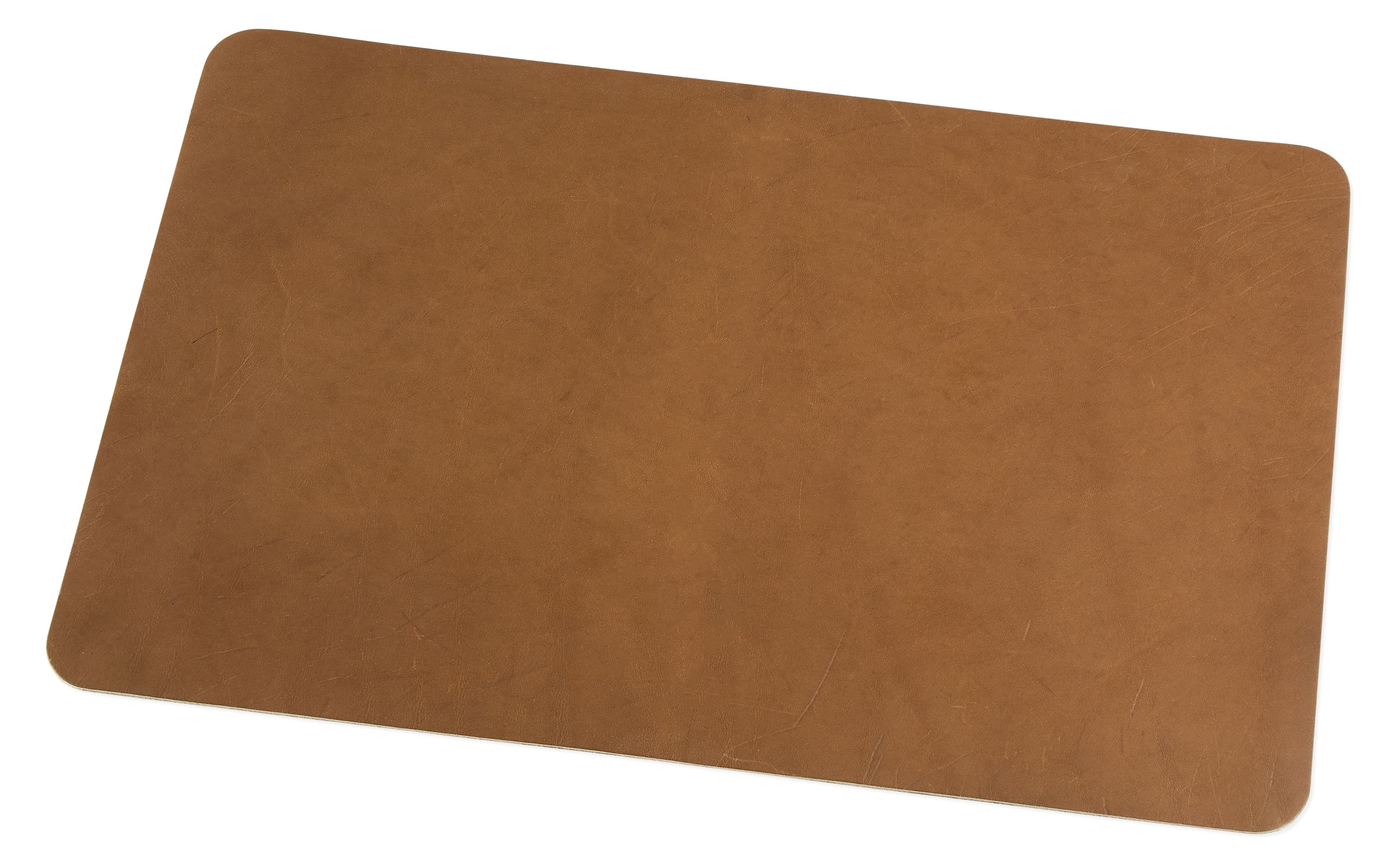 Room & Board | Modern Callahan Leather Deskmat in Cognac Brown