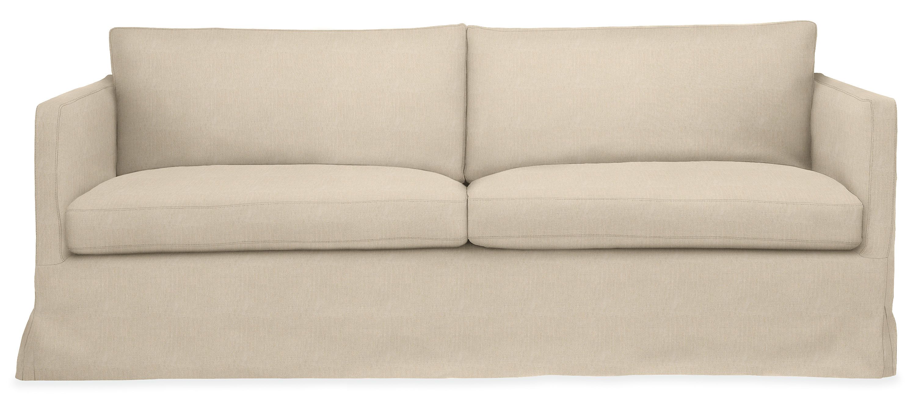 Janus Slipcover for 84" TwoCushion Sofa in Chalet Natural Modern
