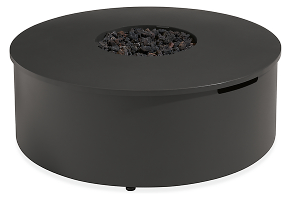 Adara 42 diam 15h Round Outdoor Fire Table with Propane Tank
