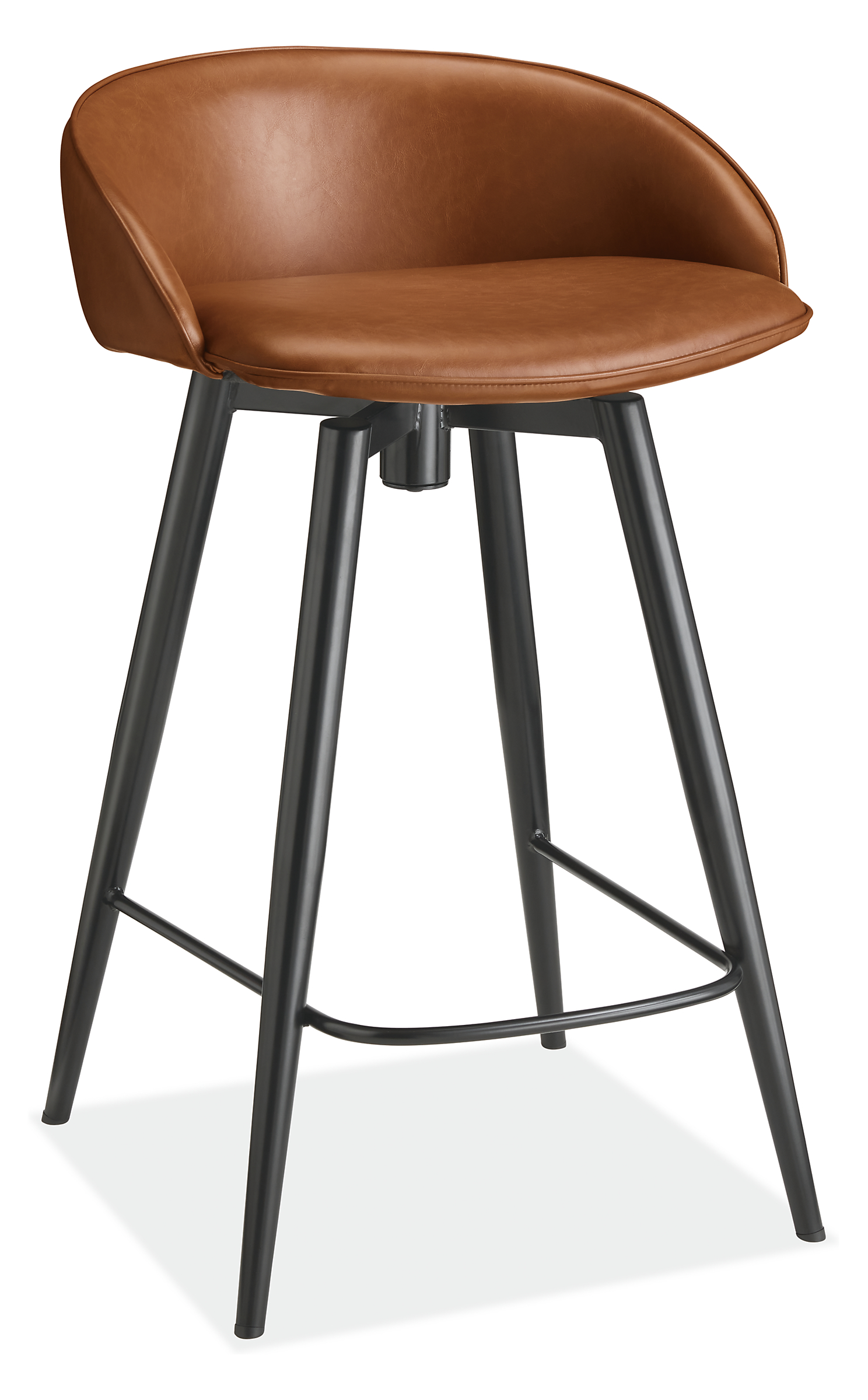 Sylvan Synthetic Leather Swivel Counter Stool
