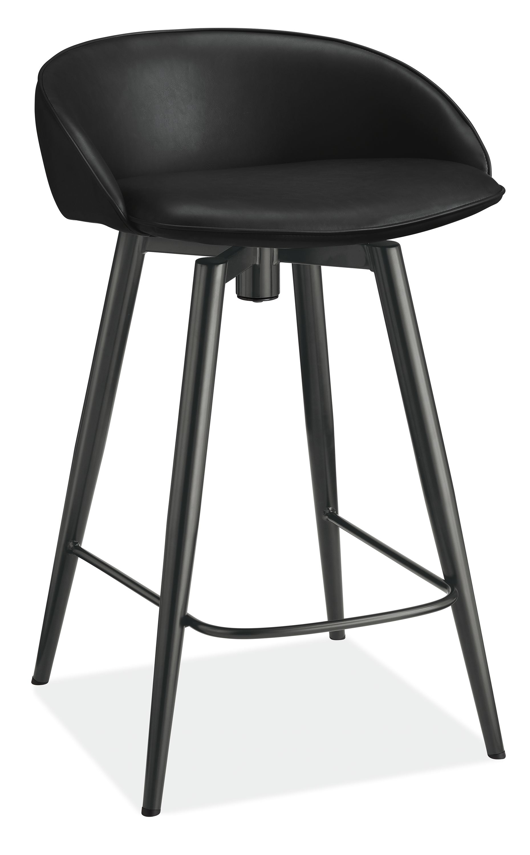 Sylvan Synthetic Leather Swivel Counter Stool